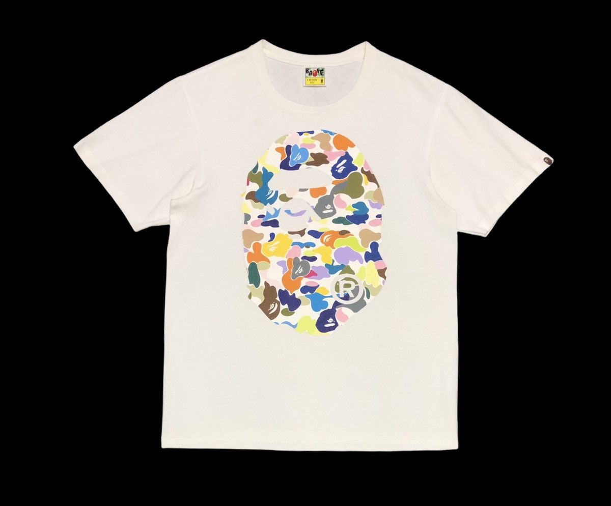 Bape Multi Camo Big Ape Head Tee Size US M / EU 48-50 / 2 - 3 Thumbnail