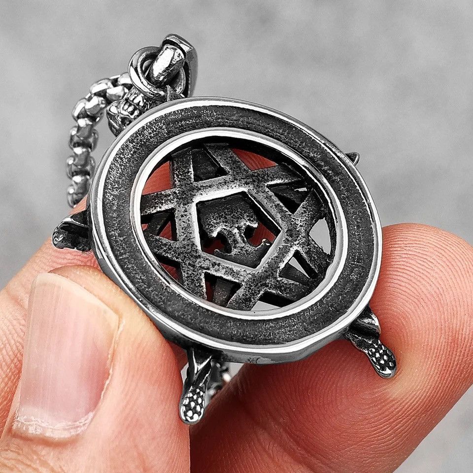 Jewelry Resurrection Ceremony Skull Pendant Necklaces Size ONE SIZE - 2 Thumbnail