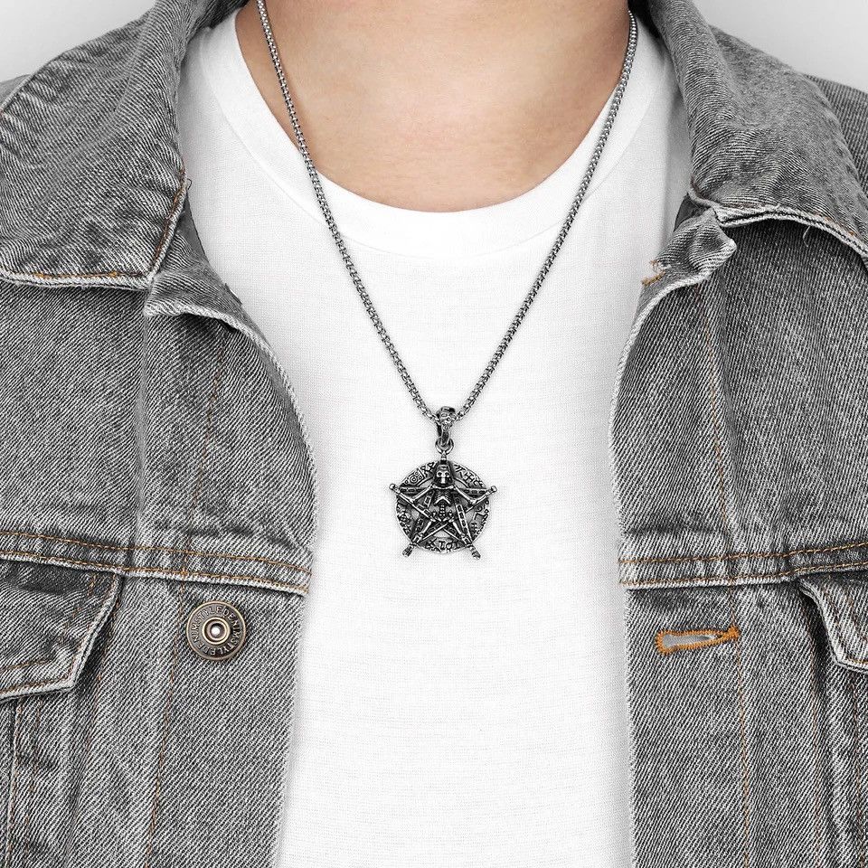 Jewelry Resurrection Ceremony Skull Pendant Necklaces Size ONE SIZE - 3 Thumbnail