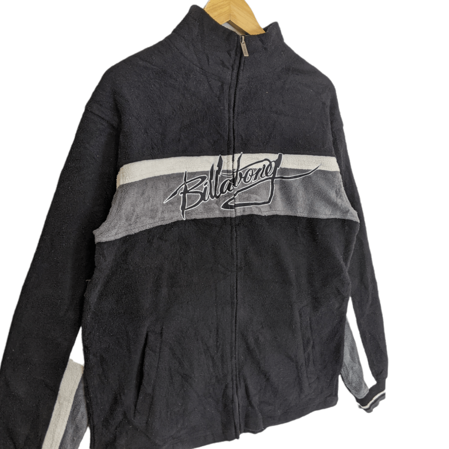 Billabong BILLABONG Big Spell Out Fluffy Fleece Sherpa Jacket Size US L / EU 52-54 / 3 - 3 Thumbnail