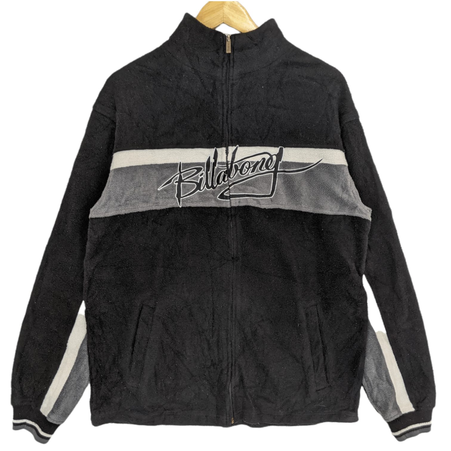 Billabong BILLABONG Big Spell Out Fluffy Fleece Sherpa Jacket Size US L / EU 52-54 / 3 - 2 Thumbnail