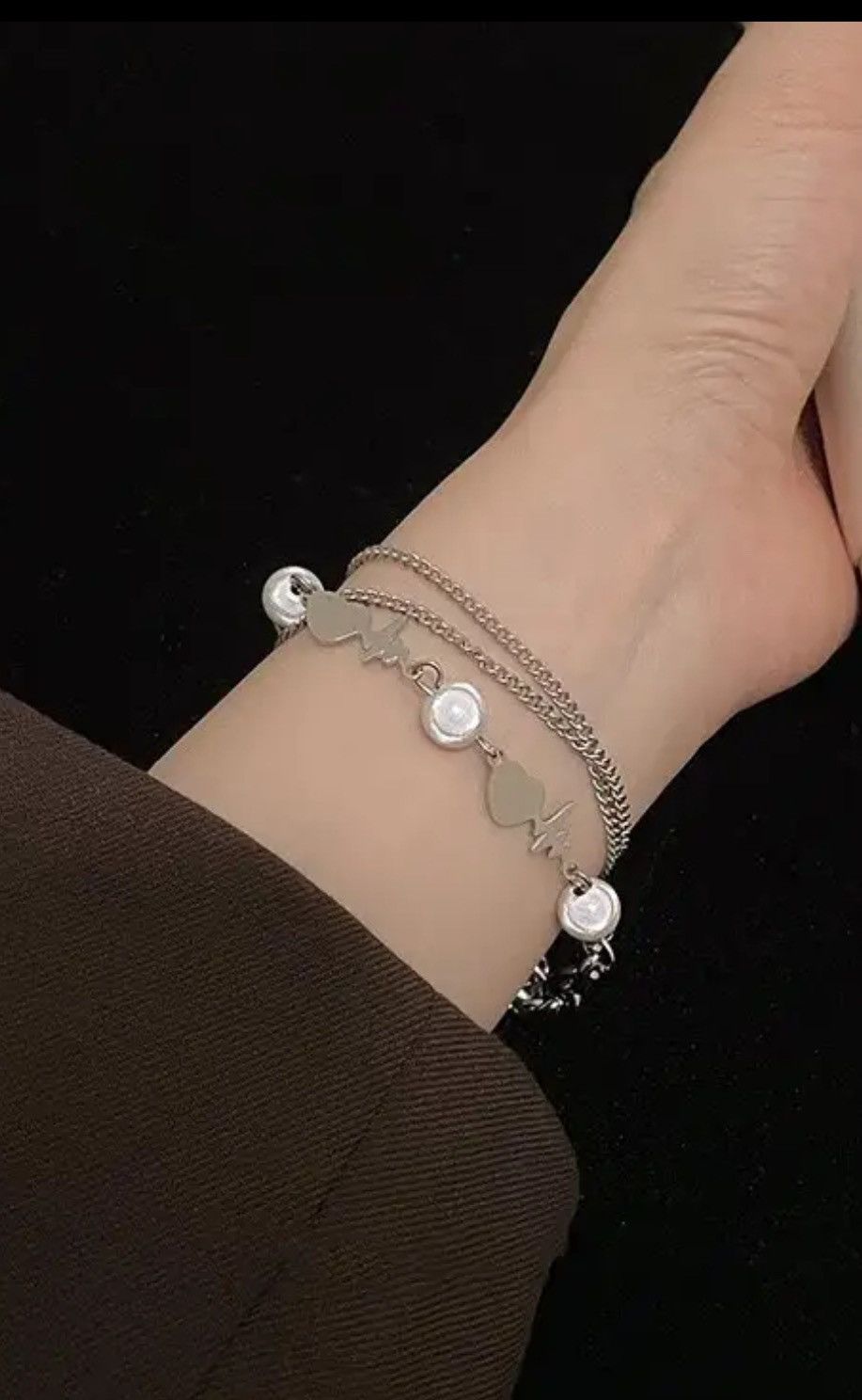 Jewelry Pearl Irregular Bracelet Size ONE SIZE - 2 Thumbnail
