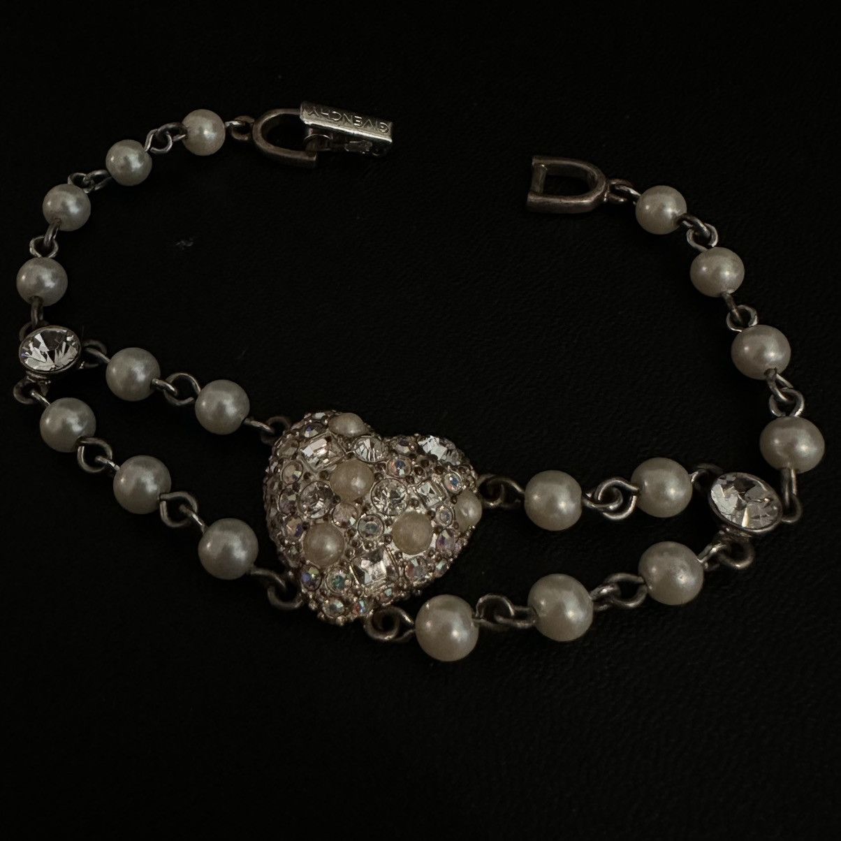 *RARE* Vintage Givenchy Heart Bracelet
