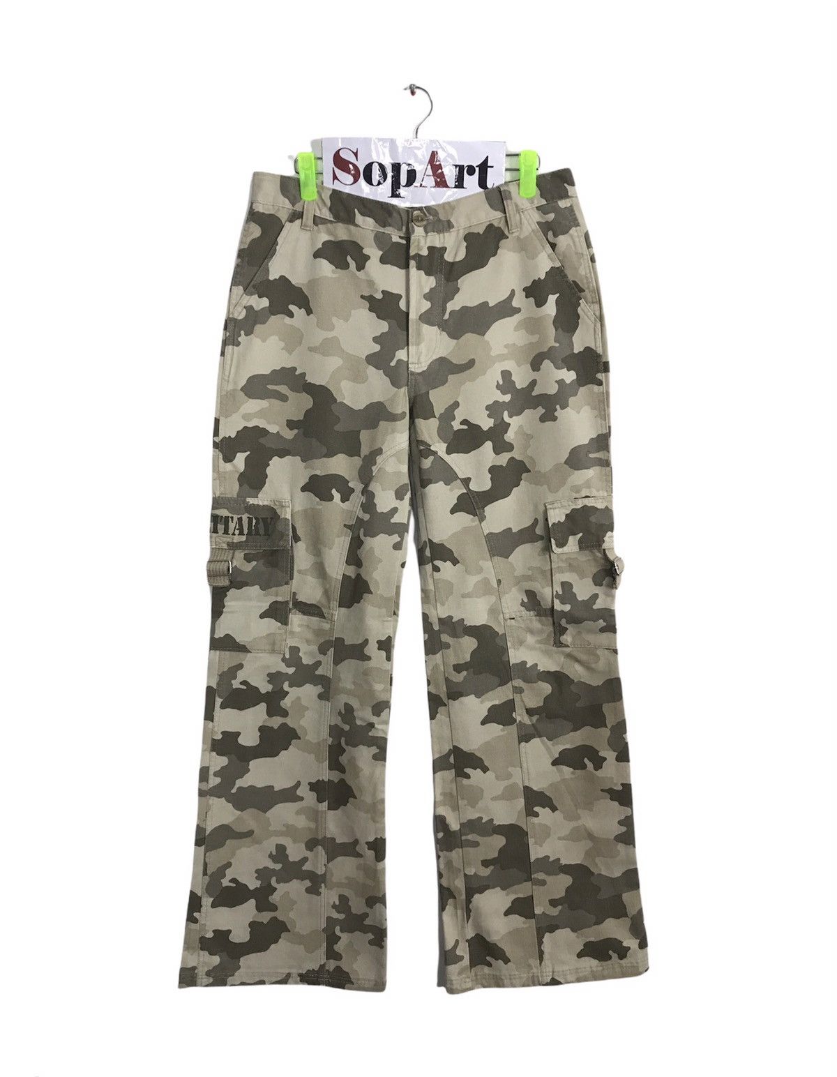 Other Military Trousers Camouflage Pattern Bootcut Cargo Pant Size US 30 / EU 46 - 1 Thumbnail