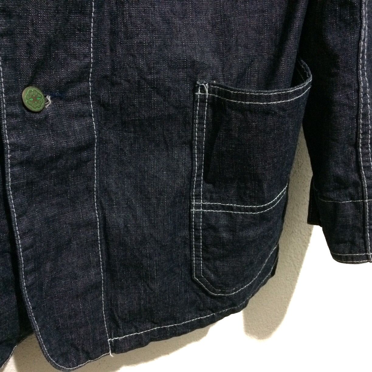 Oshkosh × Vintage VINTAGE OSHKOSH DENIM USA JACKET WORKWEAR Size US L / EU 52-54 / 3 - 3 Thumbnail