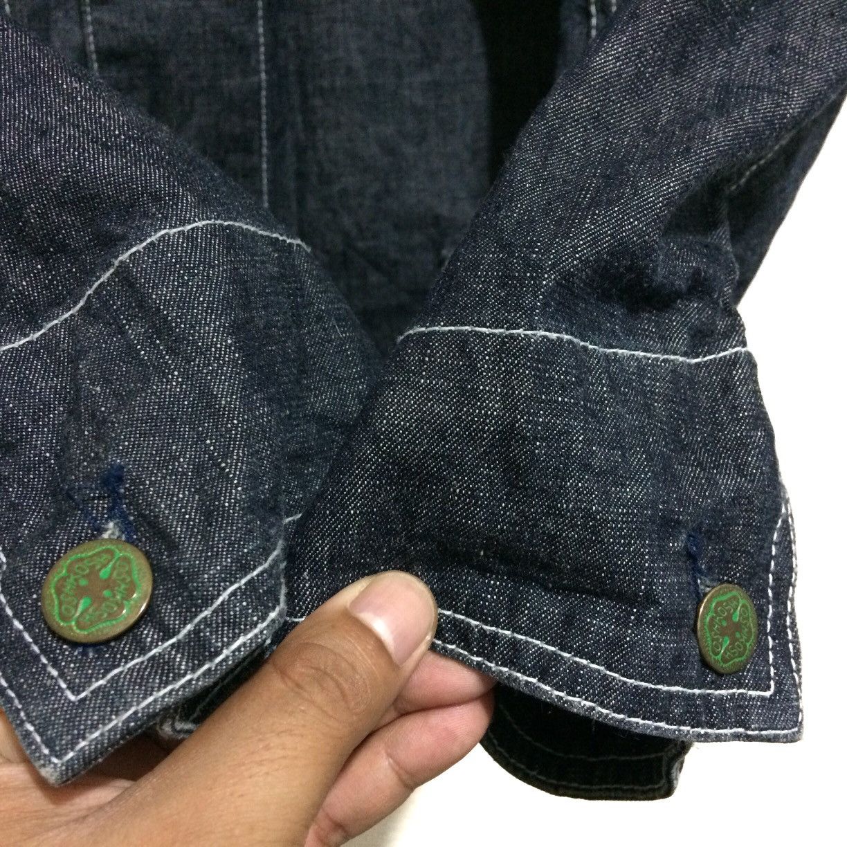 Oshkosh × Vintage VINTAGE OSHKOSH DENIM USA JACKET WORKWEAR Size US L / EU 52-54 / 3 - 2 Thumbnail