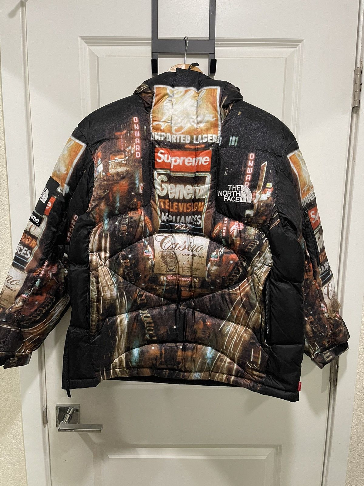 image of Tnf X Supreme Times Square Anorak in Black, Men's (Size Small)