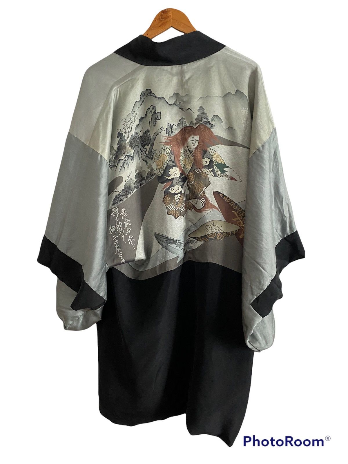Japanese Brand × Vintage 🇯🇵Vintage 70's Kimono Dyen Geisha Techwear Size US XL / EU 56 / 4 - 2 Thumbnail