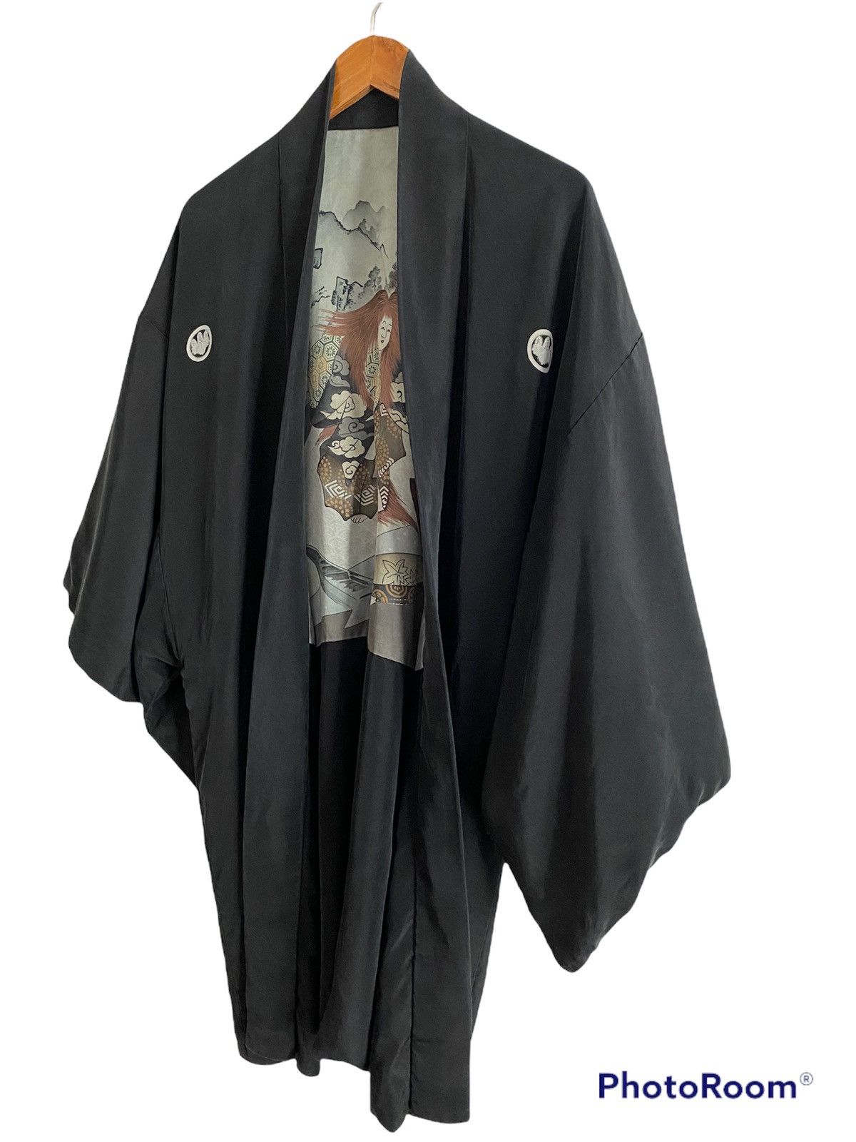 Japanese Brand × Vintage 🇯🇵Vintage 70's Kimono Dyen Geisha Techwear Size US XL / EU 56 / 4 - 1 Thumbnail