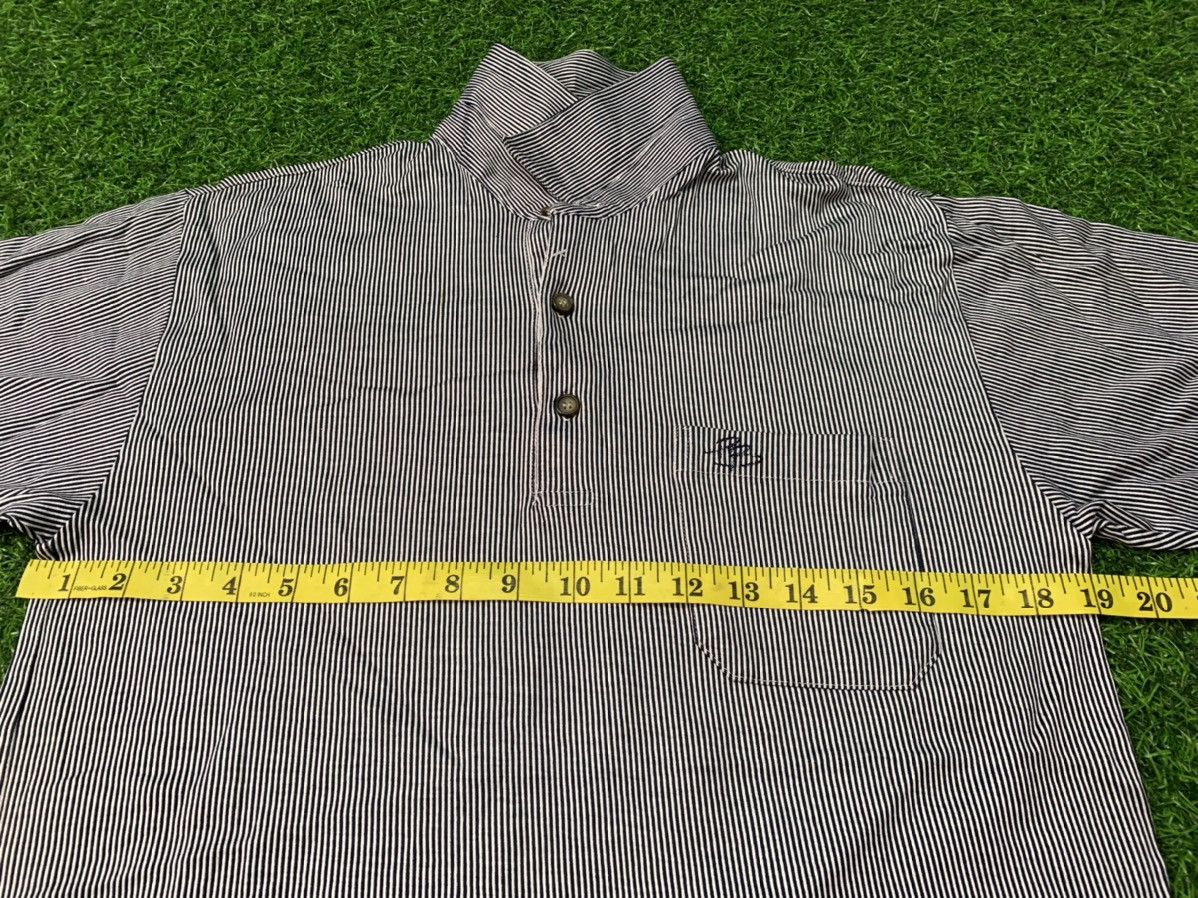 Pierre Balmain Vintage Pierre Balmain Classic Striped Polo Tee Size US M / EU 48-50 / 2 - 7 Thumbnail