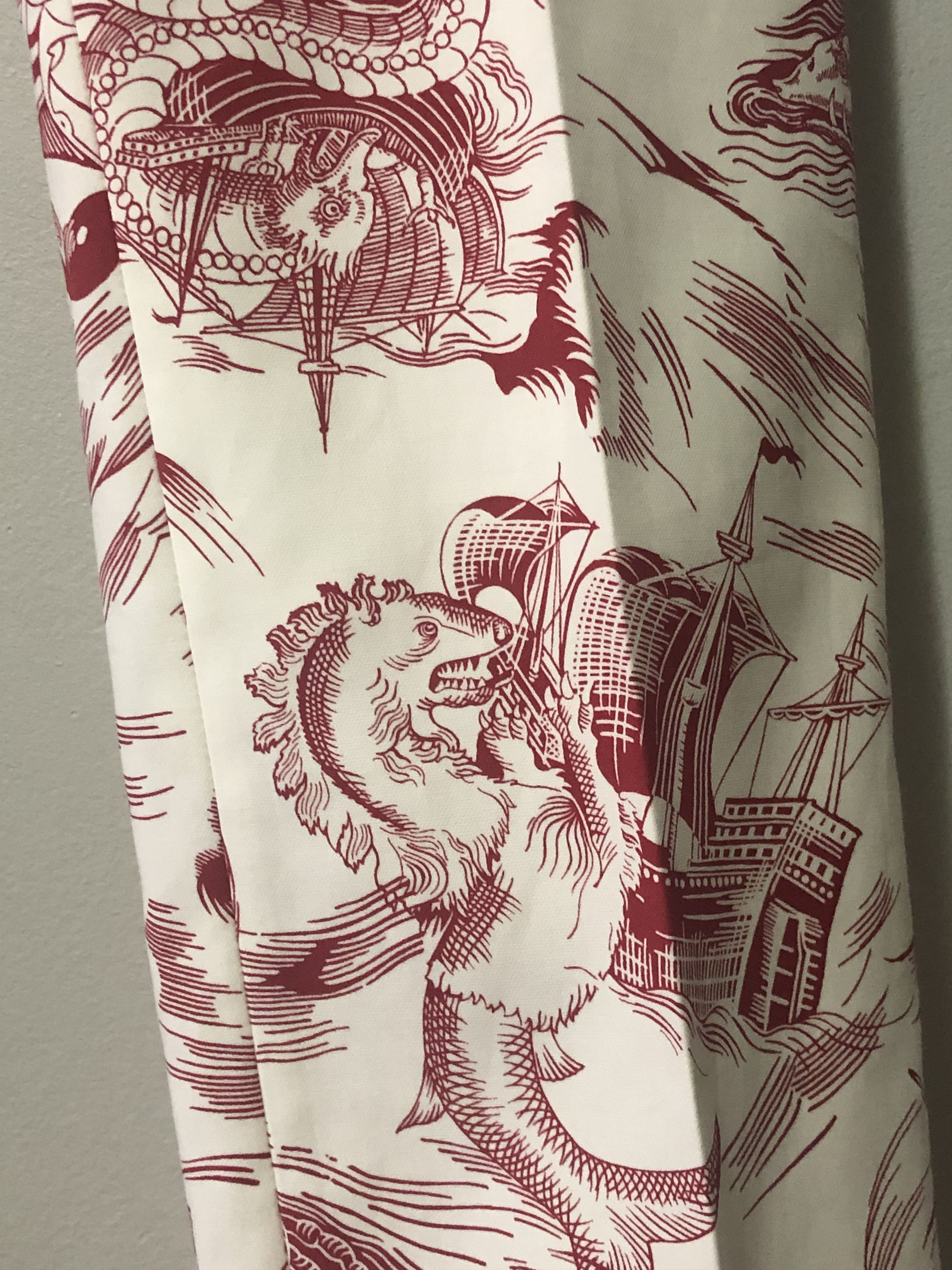 Gucci SS17 RUNWAY GUCCI SEA STORM PRINT PANTS Size 44R - 5 Thumbnail