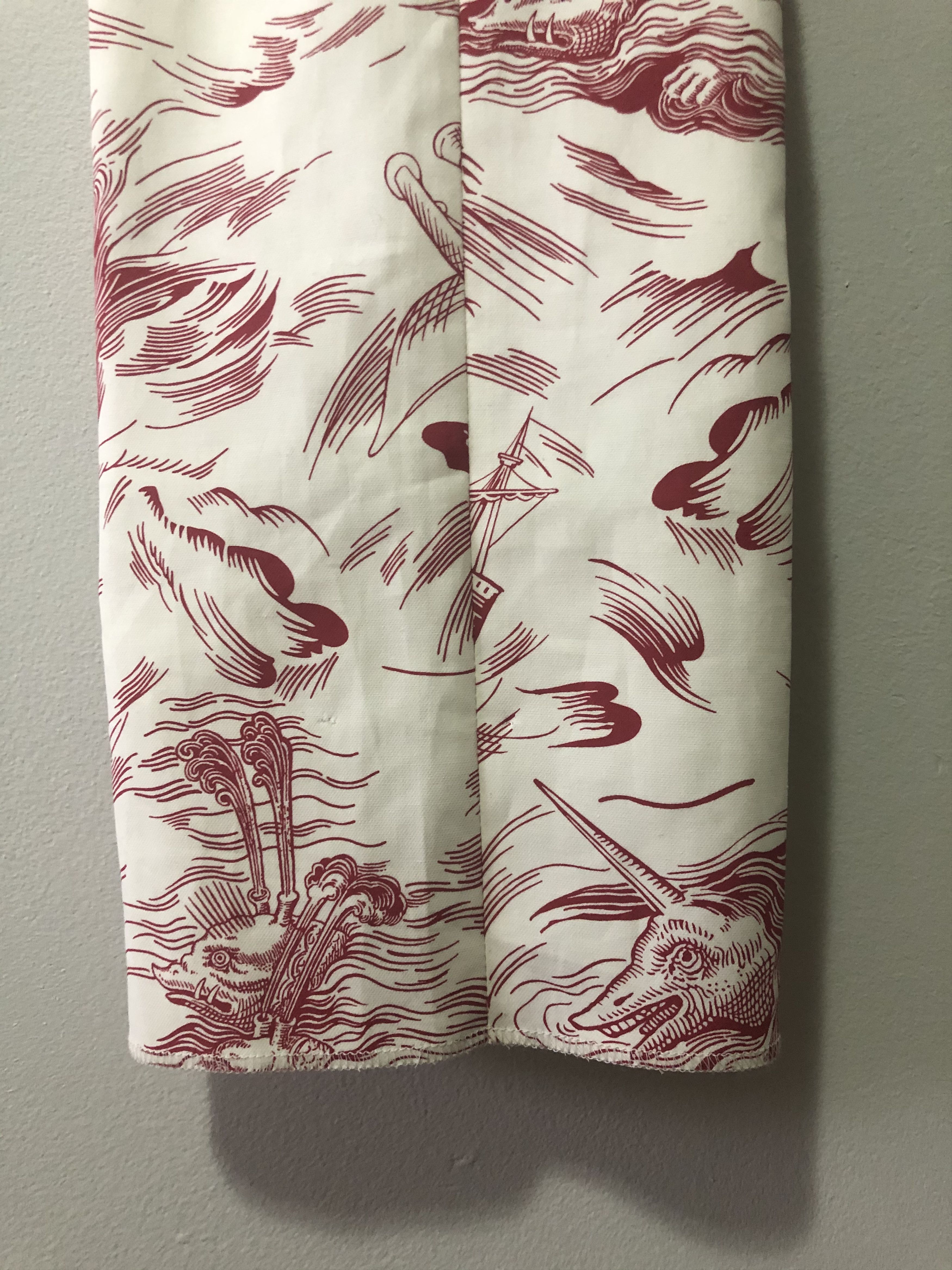Gucci SS17 RUNWAY GUCCI SEA STORM PRINT PANTS Size 44R - 12 Thumbnail