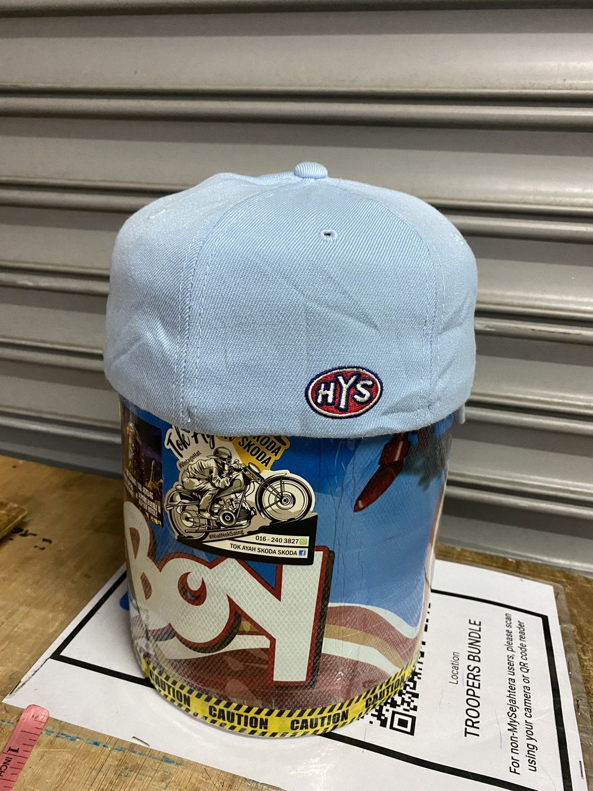 Hysteric Glamour Vintage Baby Blue Hysteric Logo Full Cap Size ONE SIZE - 3 Thumbnail