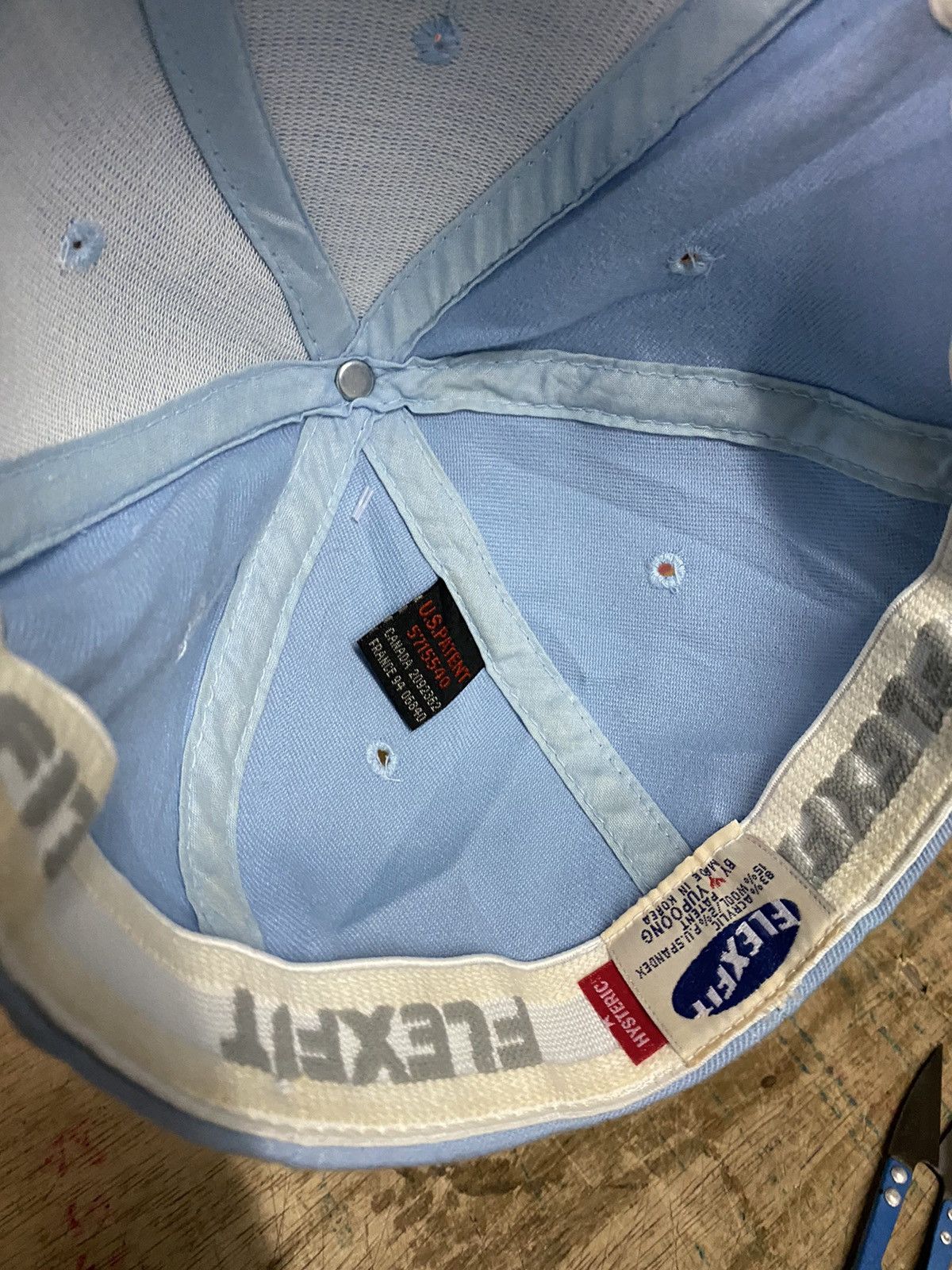 Hysteric Glamour Vintage Baby Blue Hysteric Logo Full Cap Size ONE SIZE - 7 Thumbnail