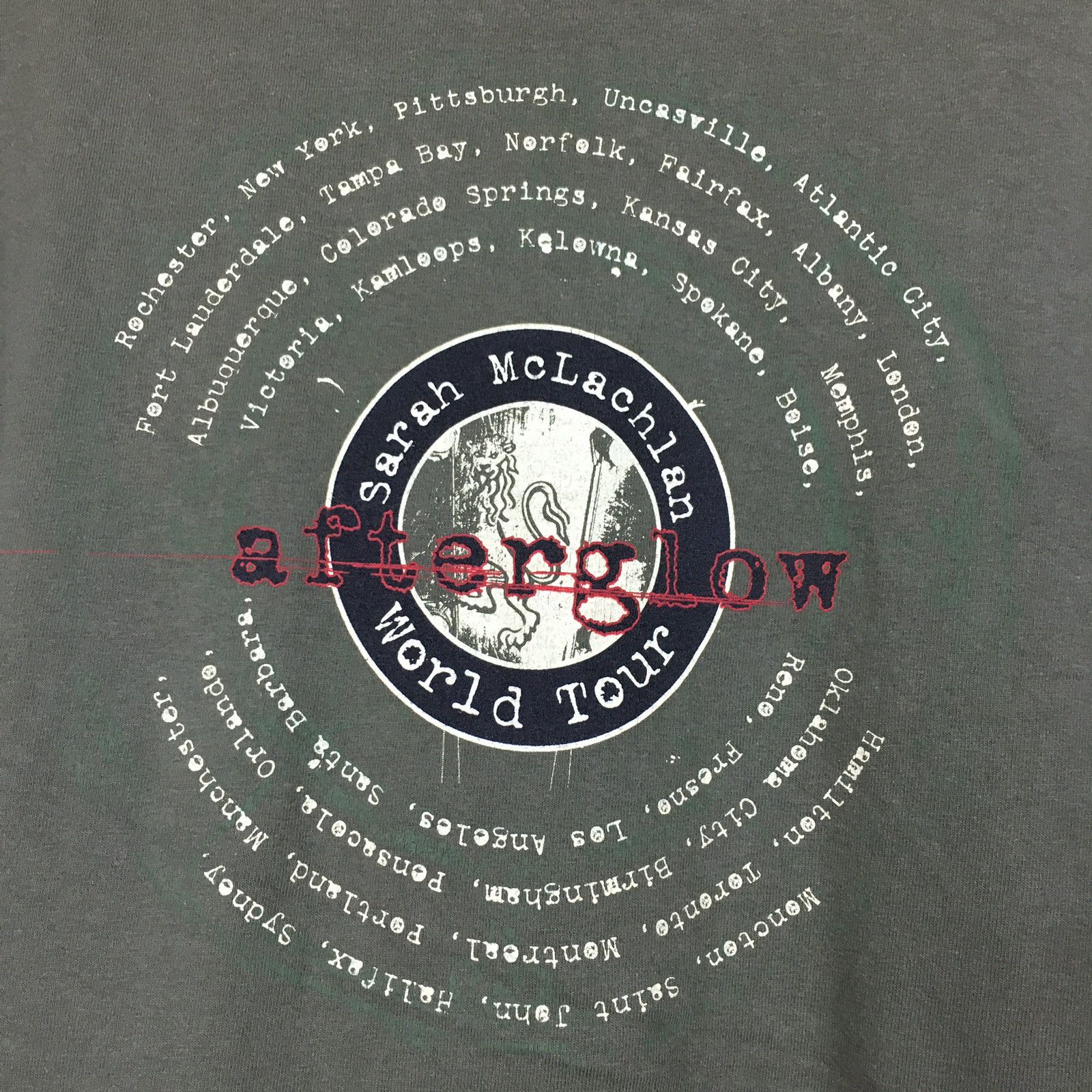 Band Tees Sarah McLachlan Afterglow Tour Shirt Size US L / EU 52-54 / 3 - 4 Thumbnail