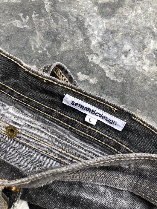 Japanese Brand Japanese Brand SemanticDesign Distressed denim Pant Size US 33 - 9 Thumbnail