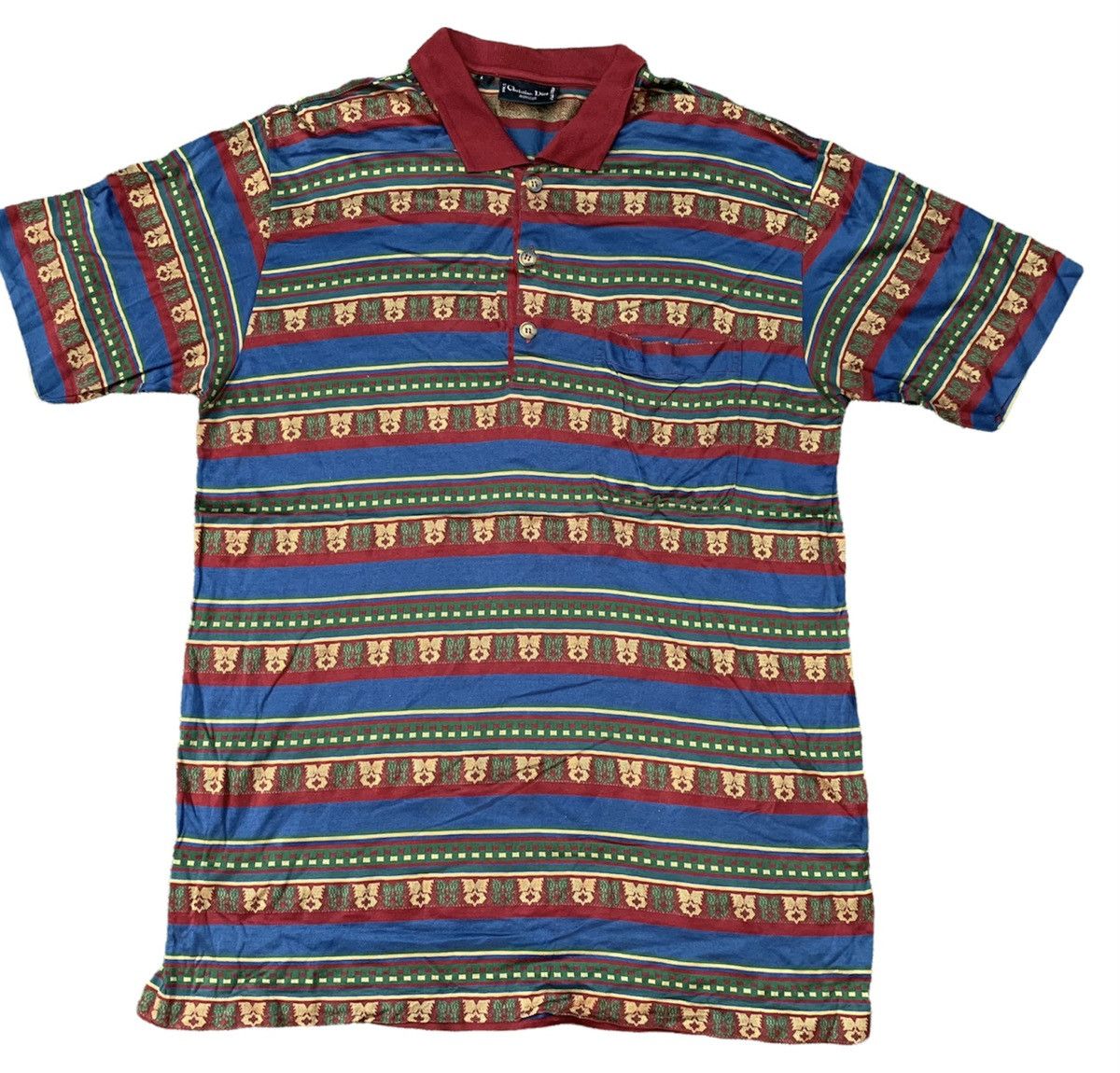 Christian Dior Monsieur Vintage Christian Dior Pockets Polo Tee Classic Art Size US M / EU 48-50 / 2 - 1 Thumbnail