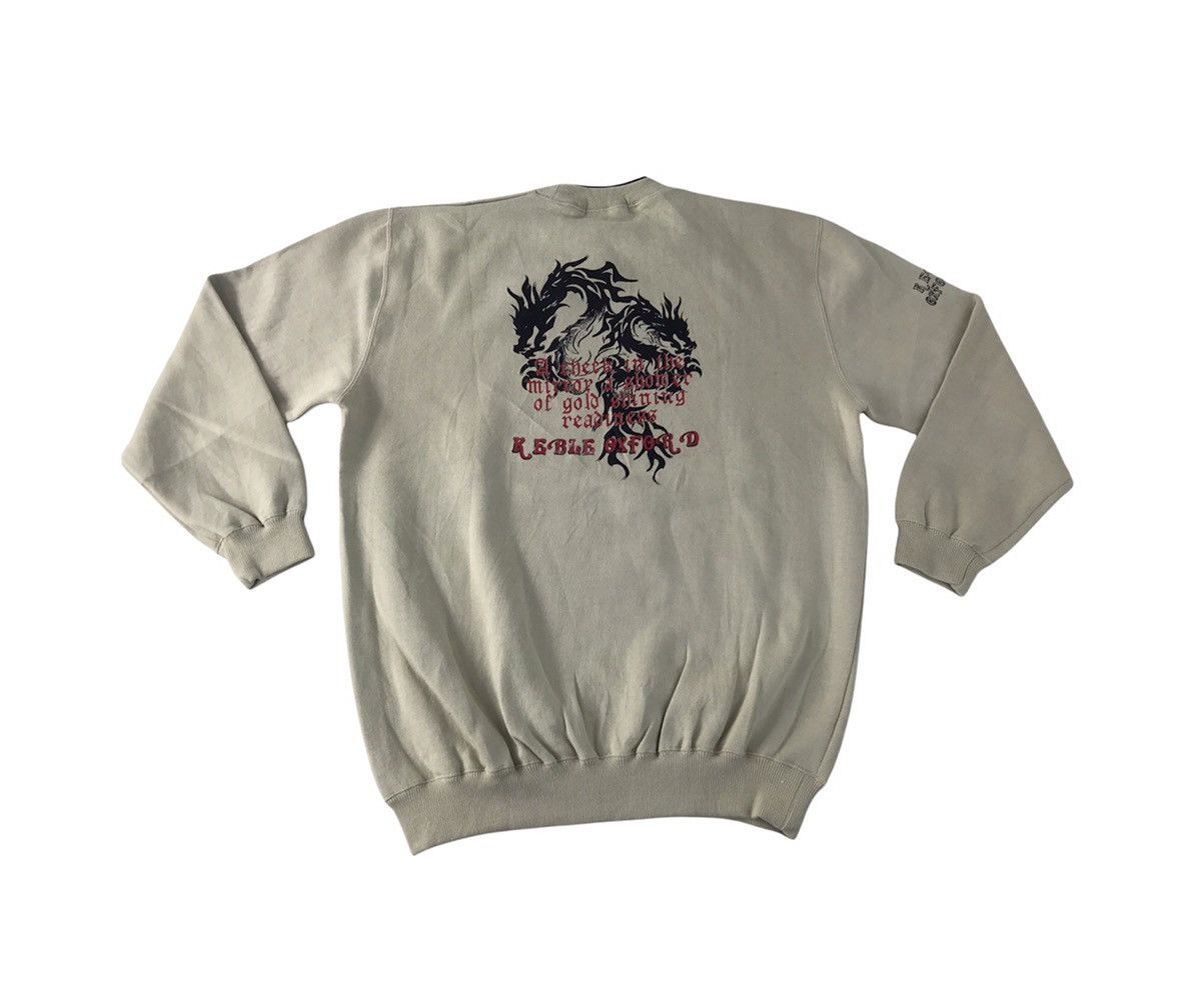 Japanese Brand × Vintage Keble Oxford Sport Sweatshirt Pull Over Dragon Logo Size US L / EU 52-54 / 3 - 1 Thumbnail