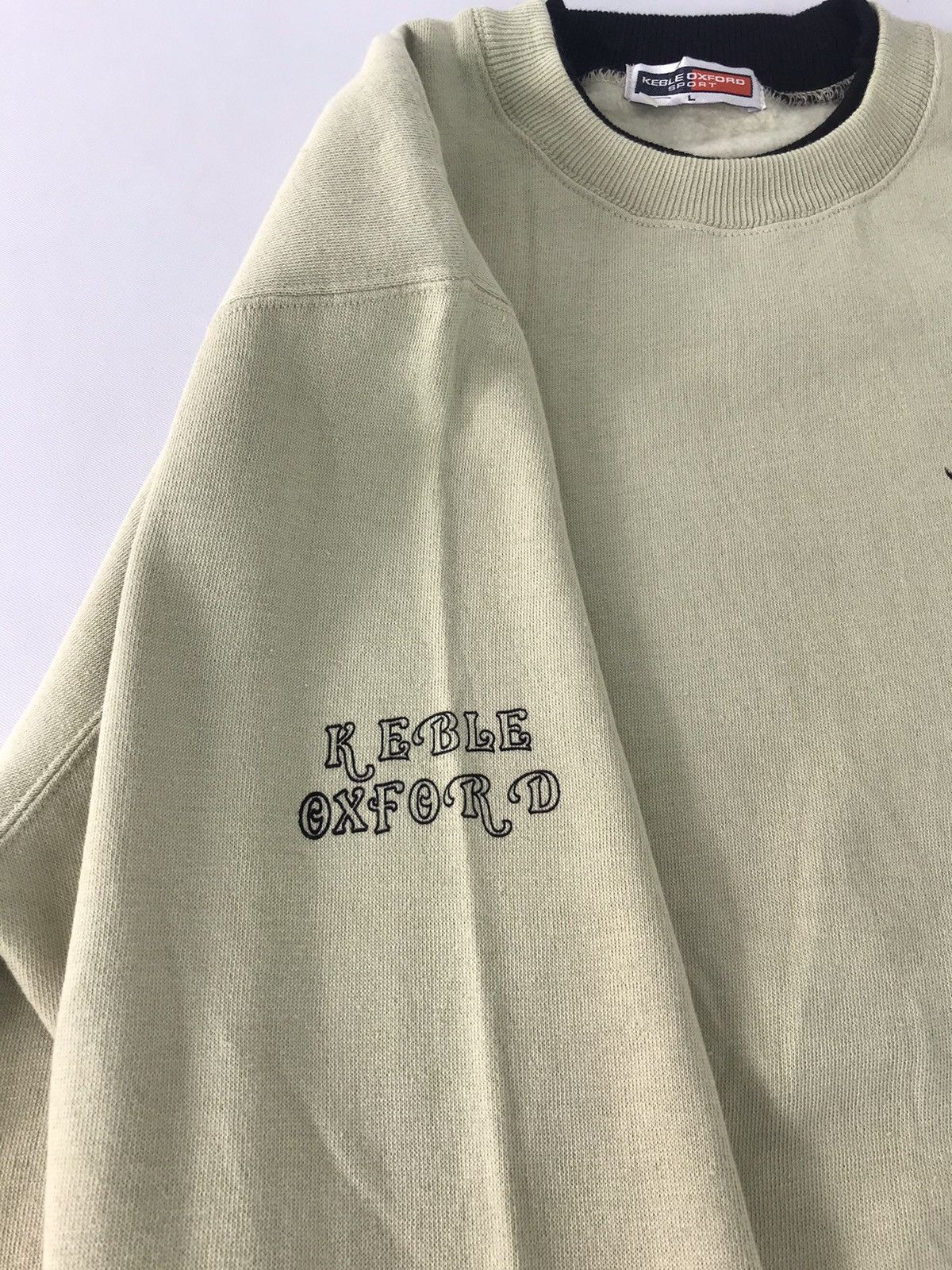 Japanese Brand × Vintage Keble Oxford Sport Sweatshirt Pull Over Dragon Logo Size US L / EU 52-54 / 3 - 4 Thumbnail