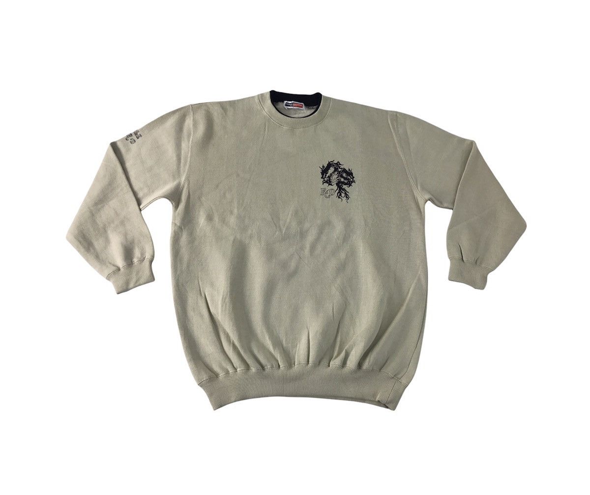Japanese Brand × Vintage Keble Oxford Sport Sweatshirt Pull Over Dragon Logo Size US L / EU 52-54 / 3 - 2 Thumbnail