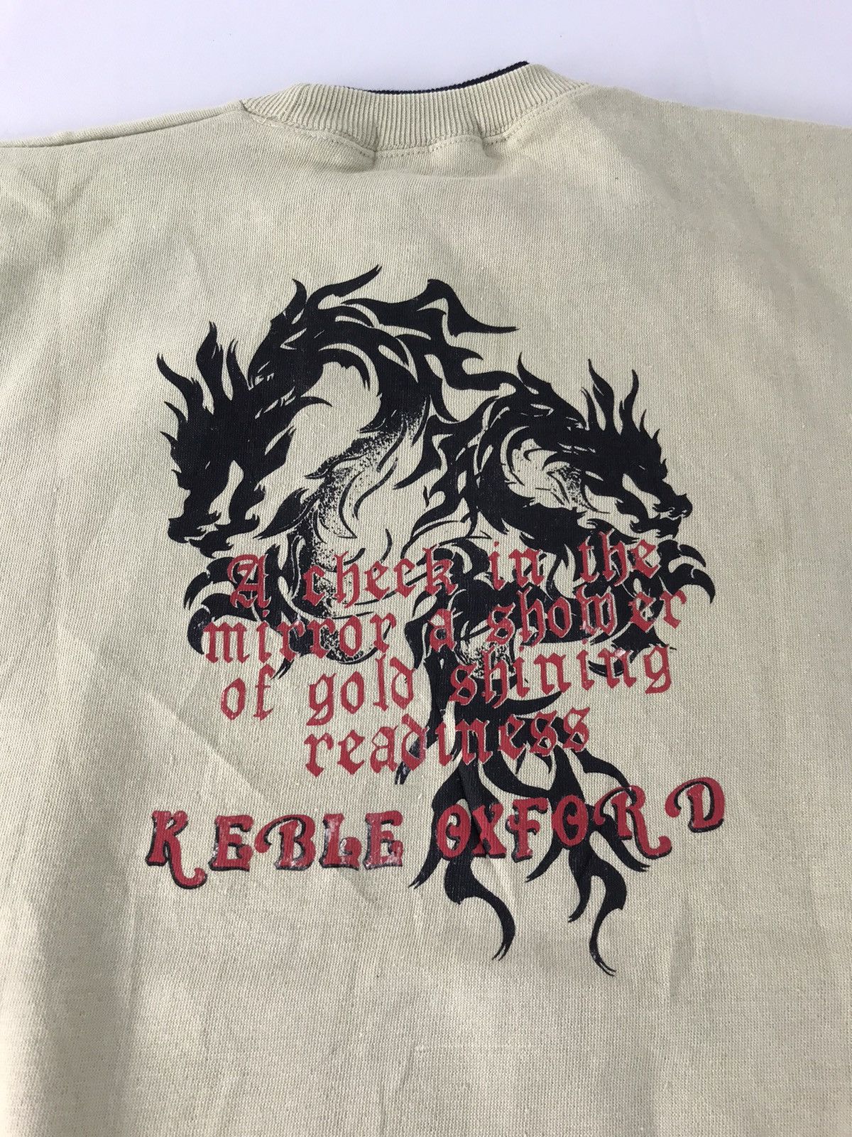 Japanese Brand × Vintage Keble Oxford Sport Sweatshirt Pull Over Dragon Logo Size US L / EU 52-54 / 3 - 5 Thumbnail