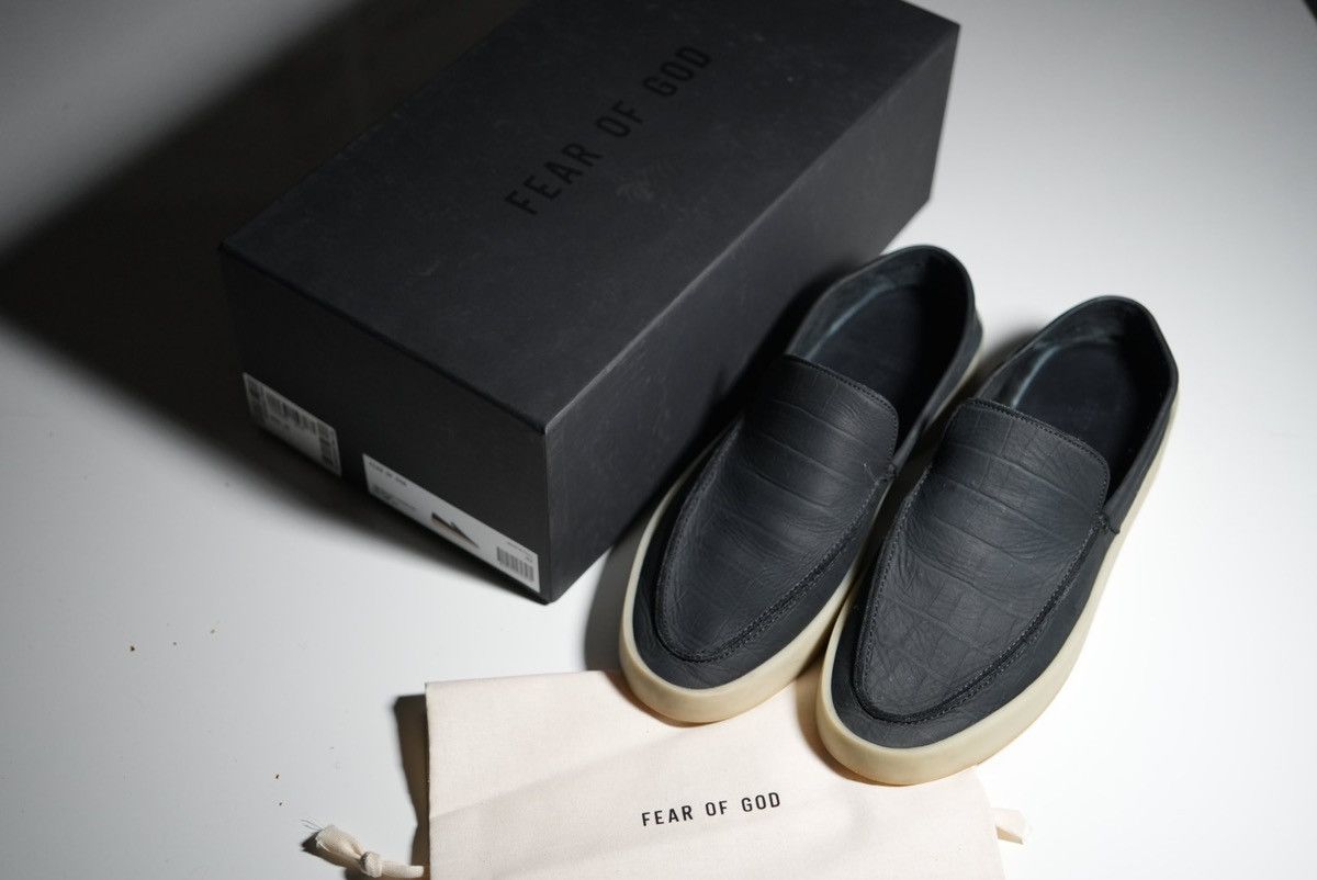 image of Fear Of God Loafer Shoes/ Slip-Ons in Black, Men's (Size 9)