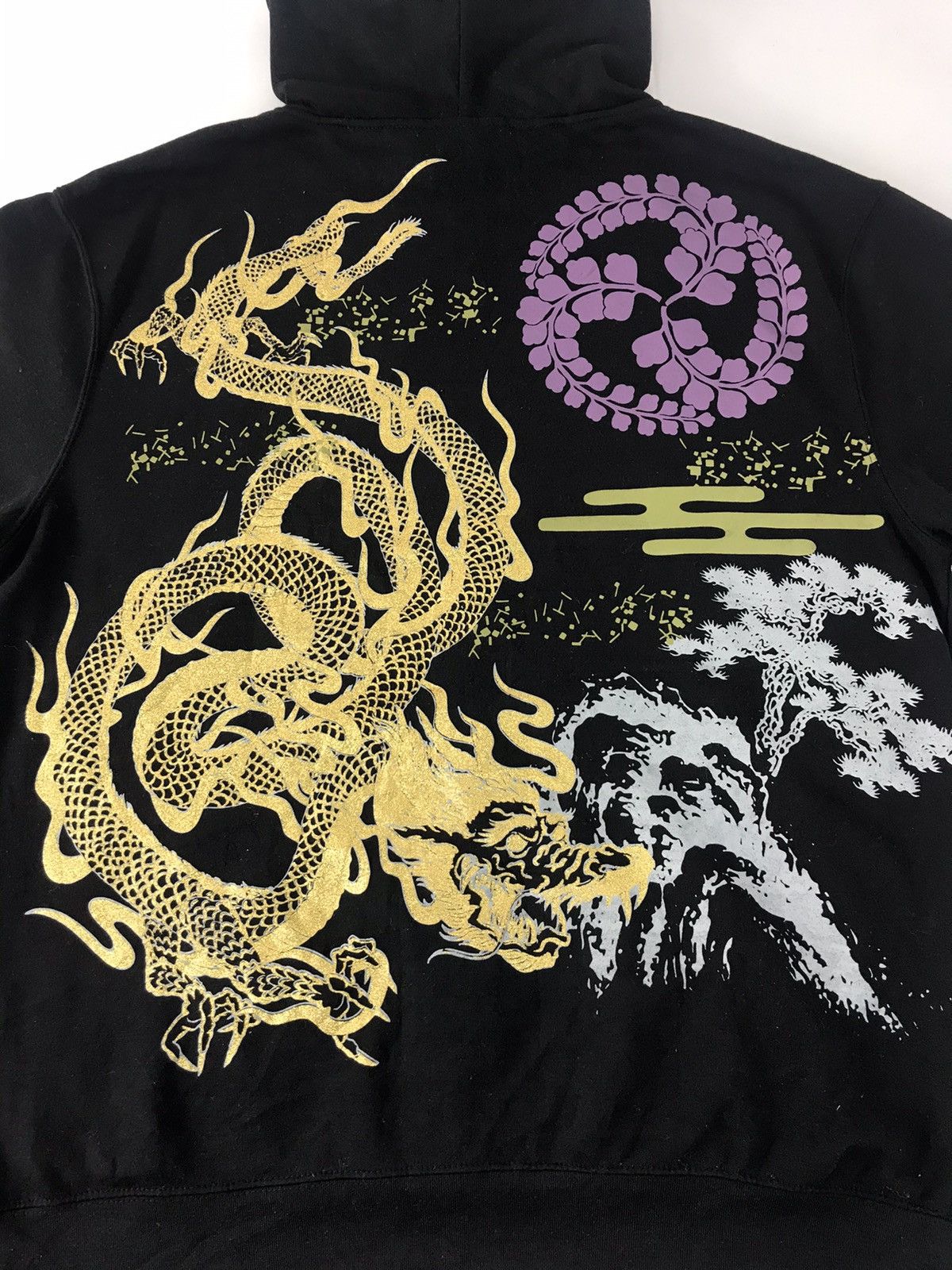 Vintage Just Well Hype Dragon Sukajan Souvenir Printed Logo Size US XL / EU 56 / 4 - 3 Thumbnail