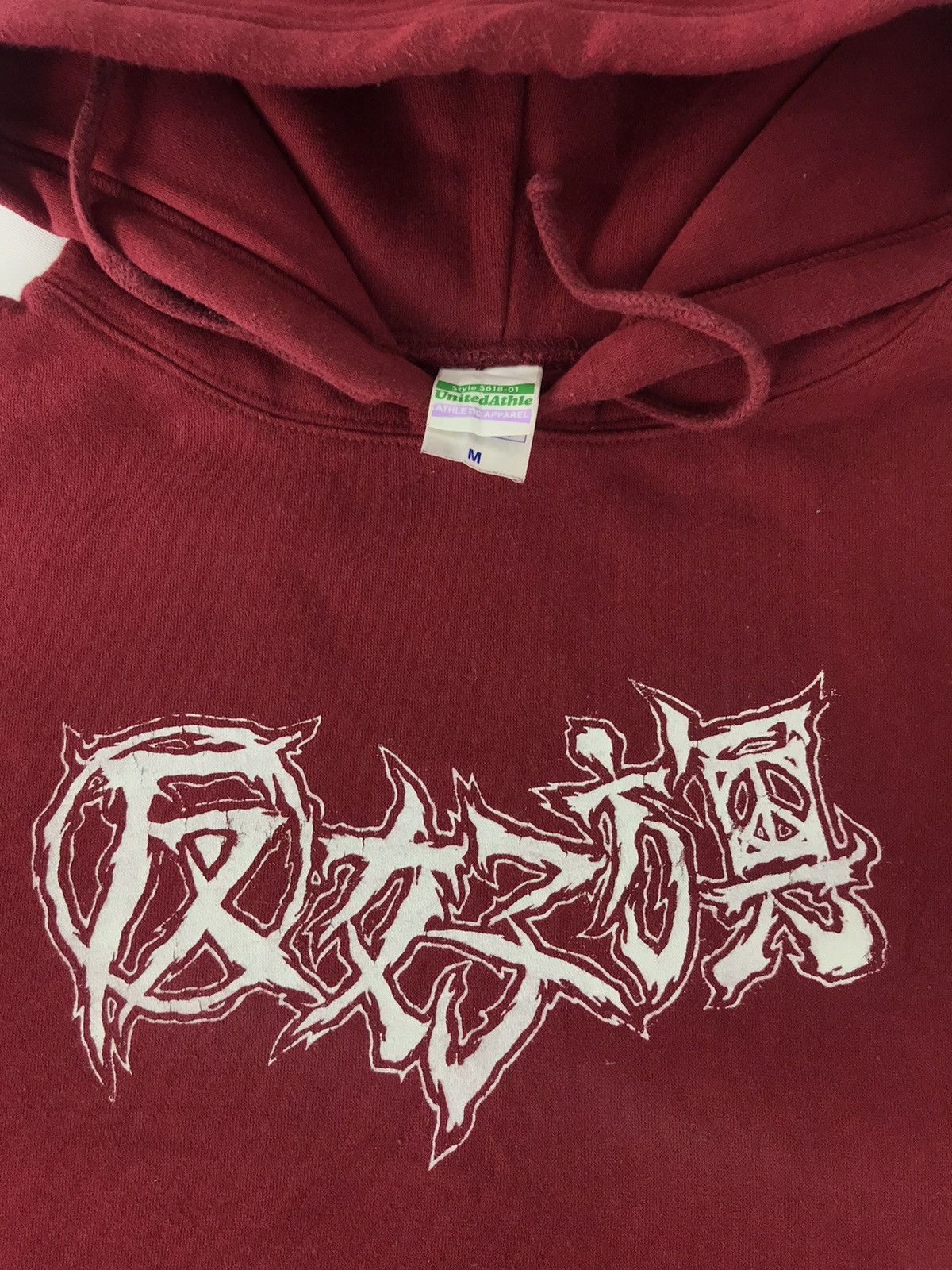 Japanese Brand × Vintage Graffiti Logo Pull Over Hoodie Rap Hip Hop Brand Size US M / EU 48-50 / 2 - 4 Thumbnail