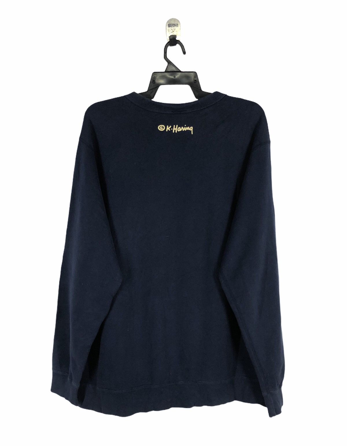 Japanese Brand × Keith Haring × Uniqlo Uniqlo KEITH HARING New york 85 Big Logo Printed Sweatshirt Size US XL / EU 56 / 4 - 3 Thumbnail