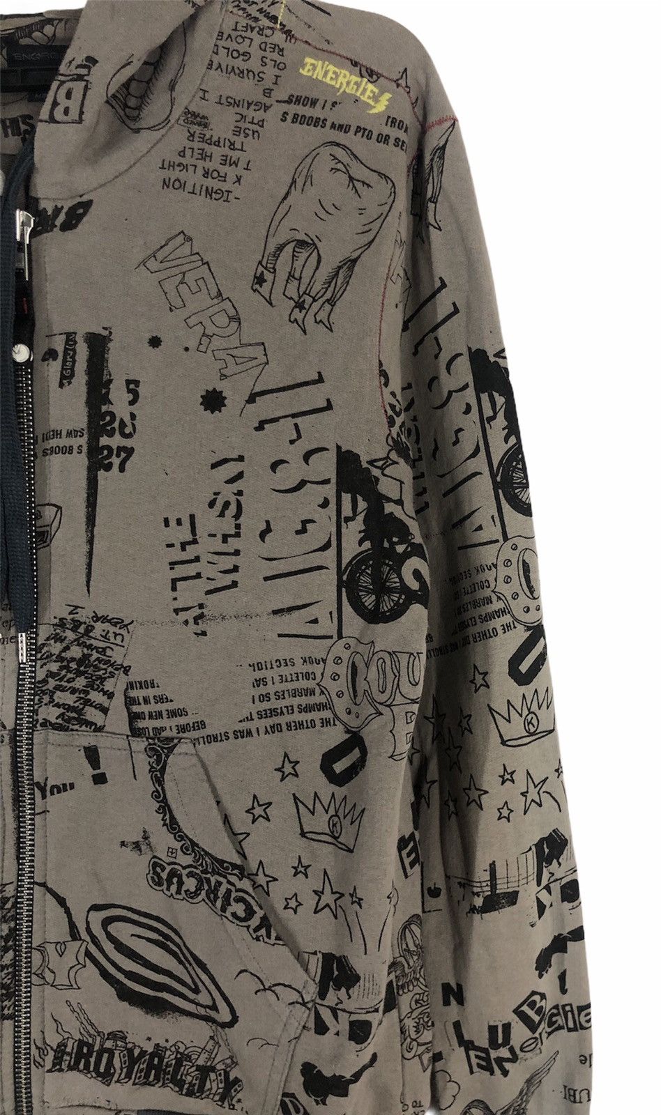 Energie Rare Energie Full print Spellout Full Zipper Size US M / EU 48-50 / 2 - 3 Thumbnail