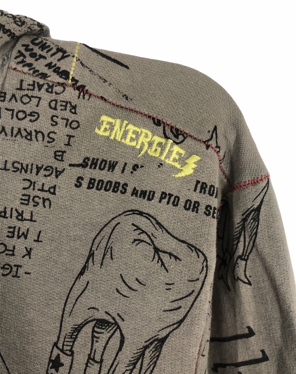 Energie Rare Energie Full print Spellout Full Zipper Size US M / EU 48-50 / 2 - 7 Thumbnail