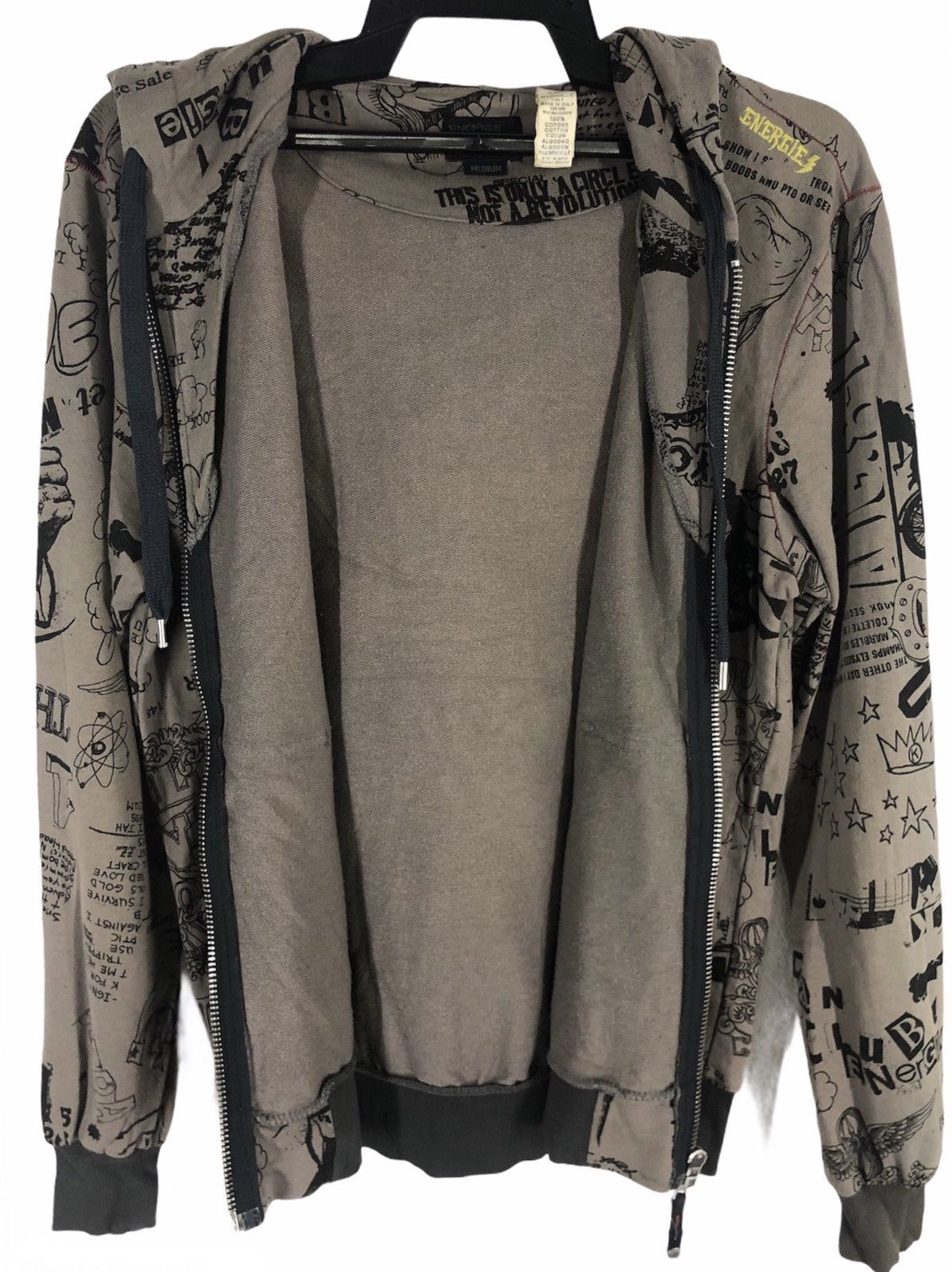 Energie Rare Energie Full print Spellout Full Zipper Size US M / EU 48-50 / 2 - 10 Thumbnail