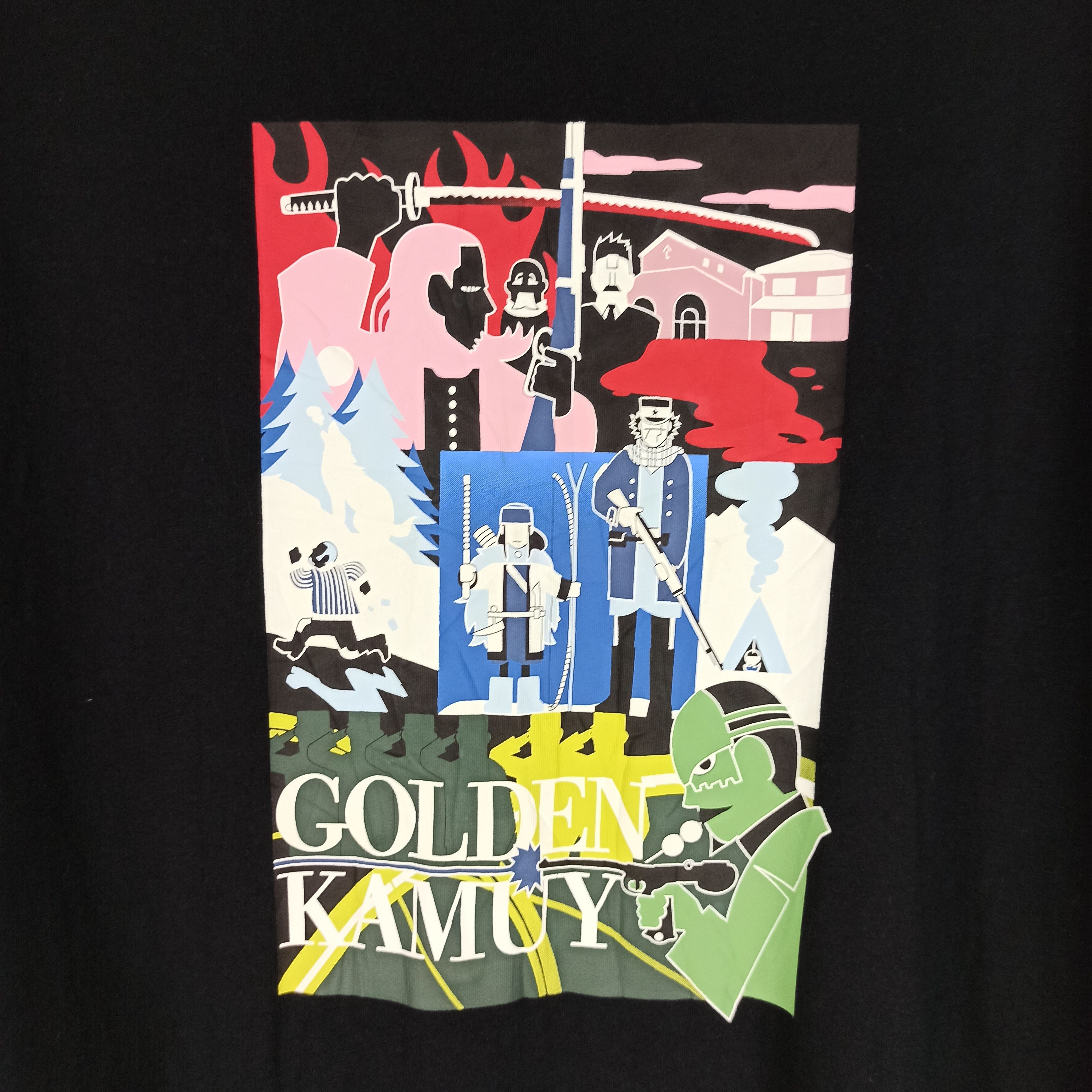 Anime Anime Uniqlo X Golden Kamuy Manga Series Art Tshirt Size US L / EU 52-54 / 3 - 3 Thumbnail
