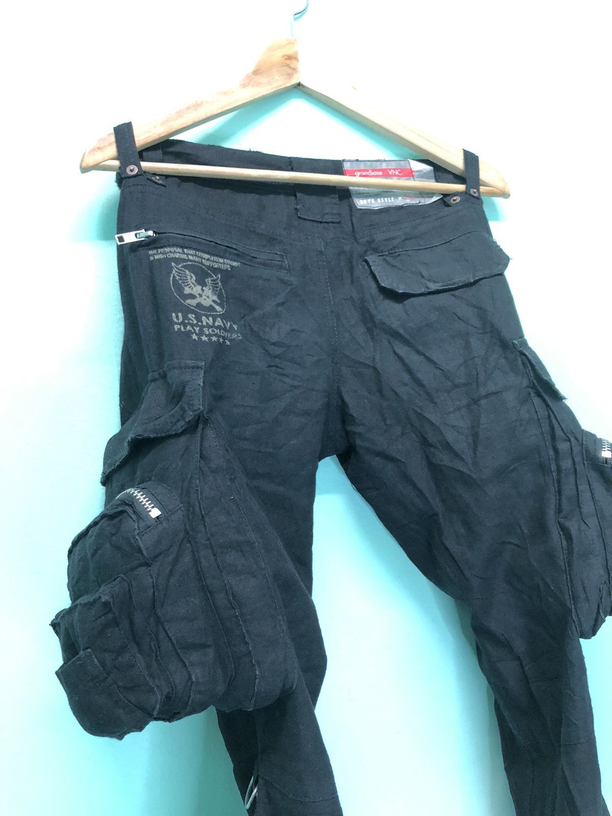 Japanese Brand VINTAGE BOOTY TRAP x BOY’S STYLE x VENCE TACTICAL CARGO PANT Size US 29 - 8 Thumbnail