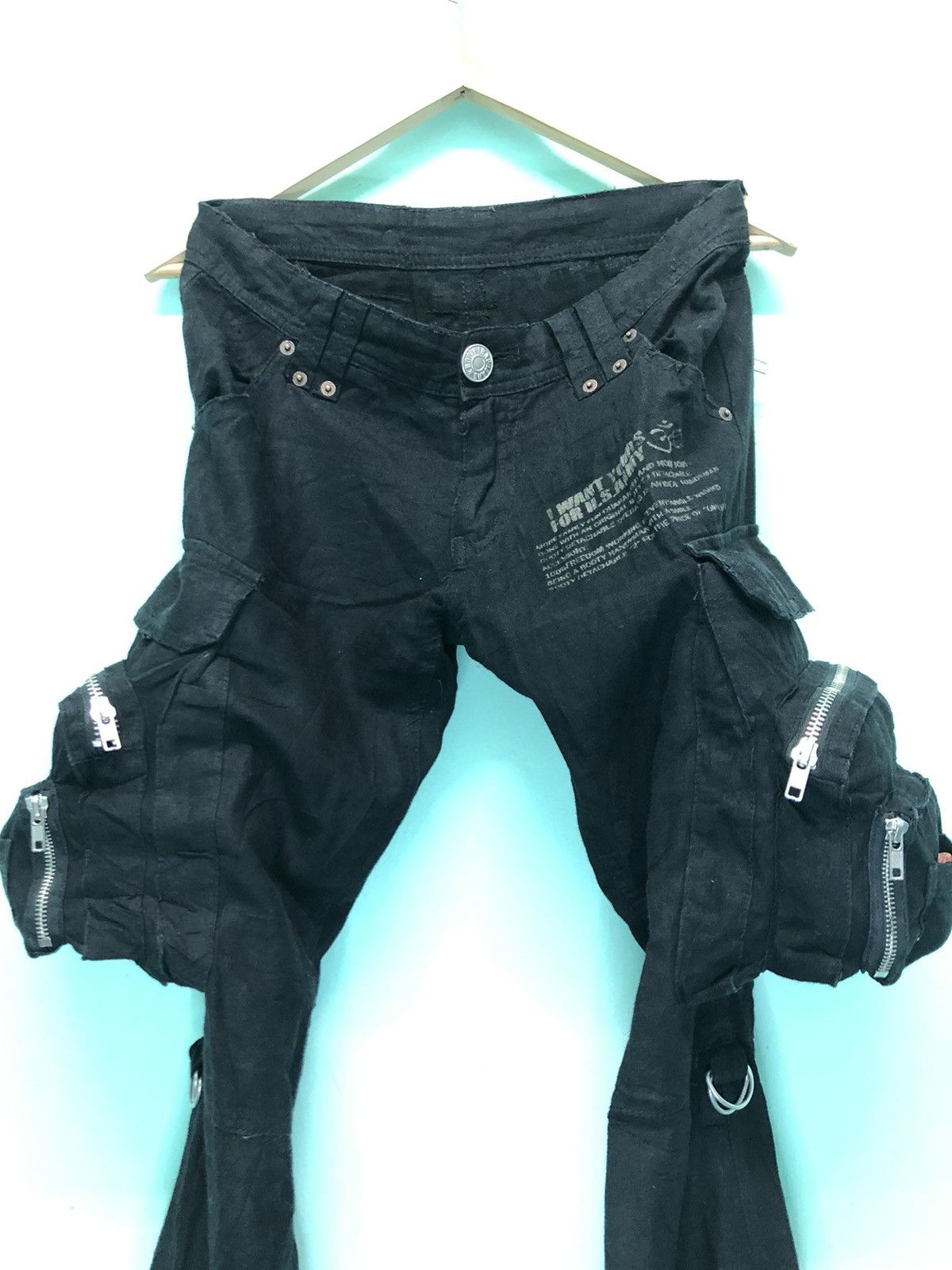 Japanese Brand VINTAGE BOOTY TRAP x BOY’S STYLE x VENCE TACTICAL CARGO PANT Size US 29 - 3 Thumbnail