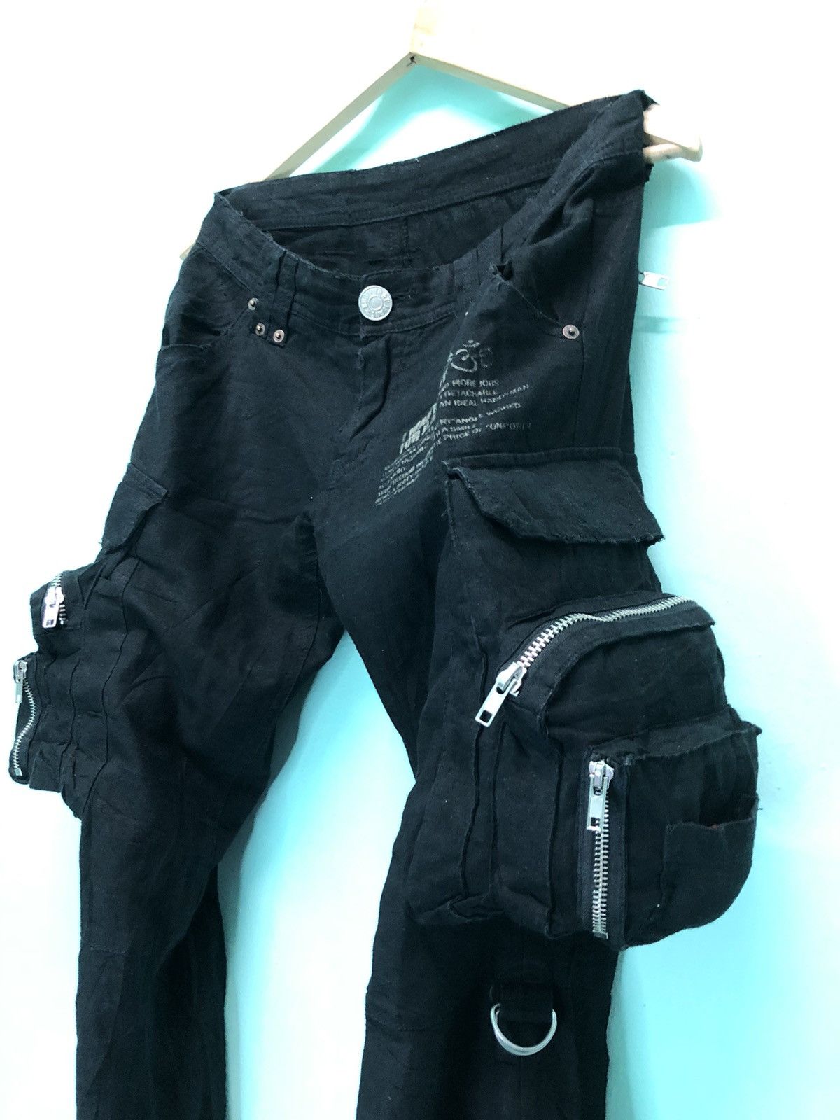 Japanese Brand VINTAGE BOOTY TRAP x BOY’S STYLE x VENCE TACTICAL CARGO PANT Size US 29 - 4 Thumbnail