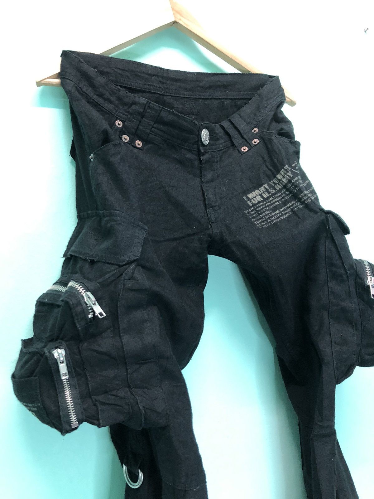 Japanese Brand VINTAGE BOOTY TRAP x BOY’S STYLE x VENCE TACTICAL CARGO PANT Size US 29 - 5 Thumbnail