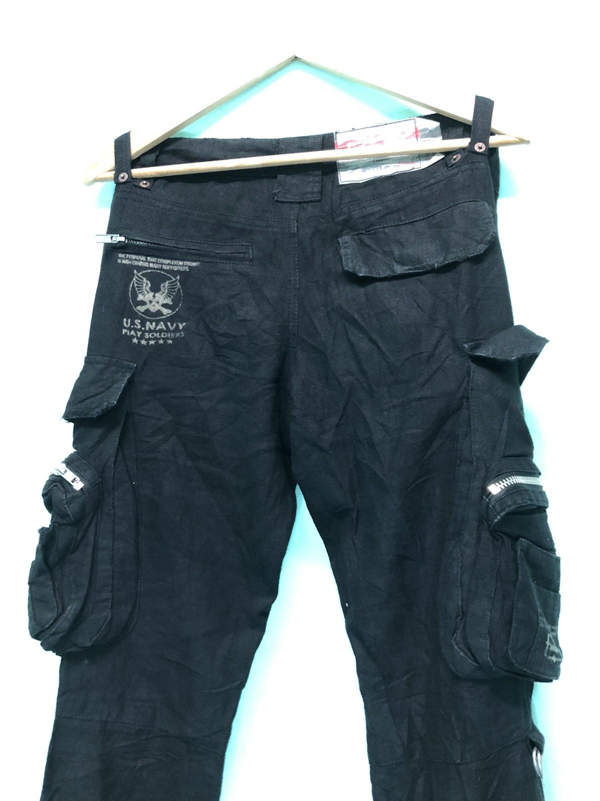 Japanese Brand VINTAGE BOOTY TRAP x BOY’S STYLE x VENCE TACTICAL CARGO PANT Size US 29 - 19 Thumbnail