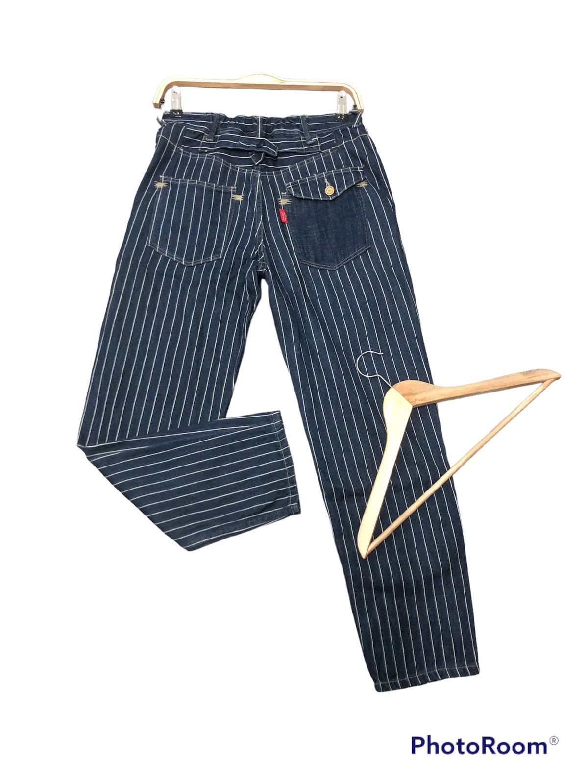 Japanese Brand × Vintage VINTAGE CEPO CRAFT UNION MADE BUCKLE BACK WABASH DENIM Size US 29 - 1 Thumbnail
