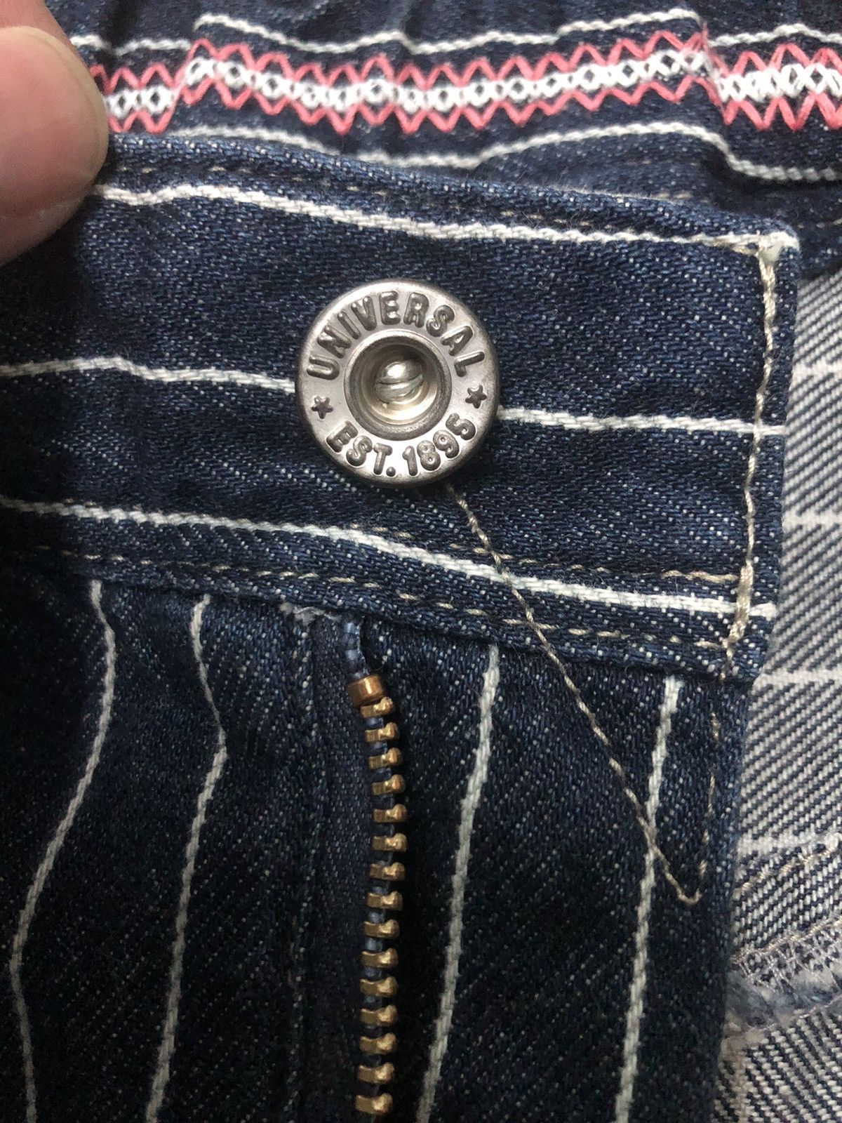 Japanese Brand × Vintage VINTAGE CEPO CRAFT UNION MADE BUCKLE BACK WABASH DENIM Size US 29 - 4 Thumbnail