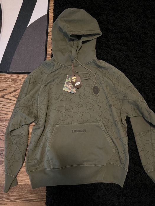 Bape 1st Camo Washed Relaxed Fit Pullover Hoodie | Grailed
