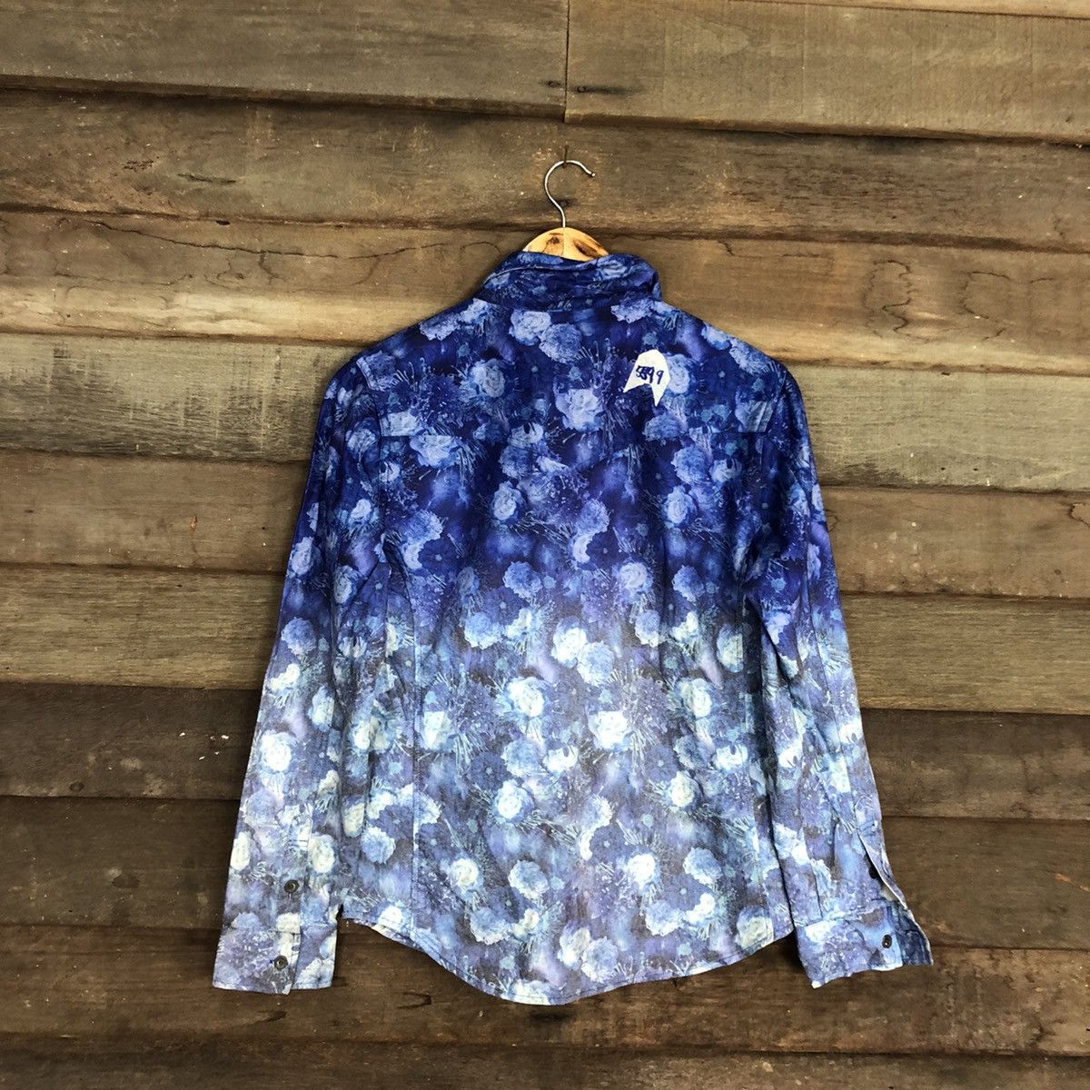 semanticdesign Semantic art 2 tone Blue Long Sleeve button ups #5599 Size US S / EU 44-46 / 1 - 11 Thumbnail