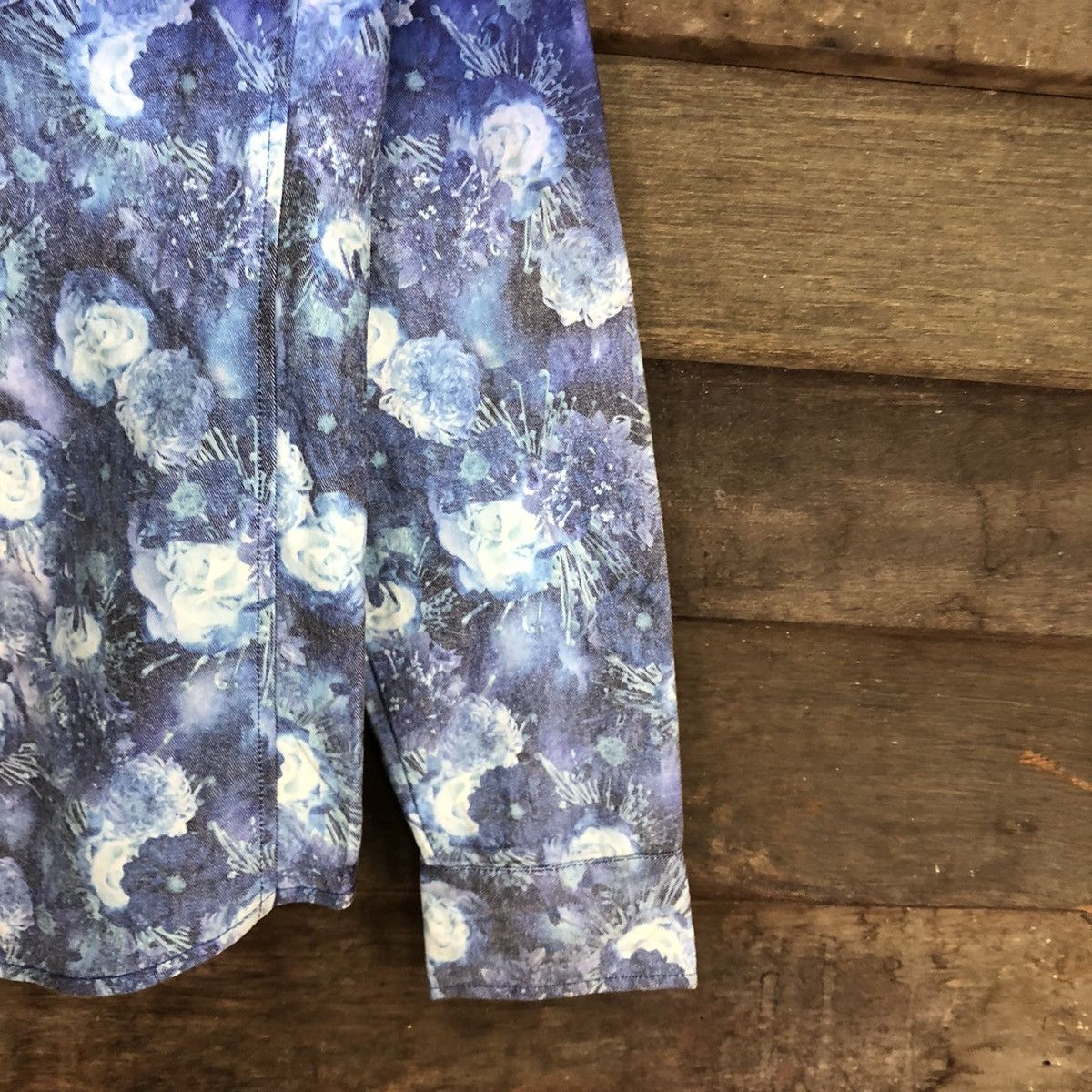 semanticdesign Semantic art 2 tone Blue Long Sleeve button ups #5599 Size US S / EU 44-46 / 1 - 4 Thumbnail