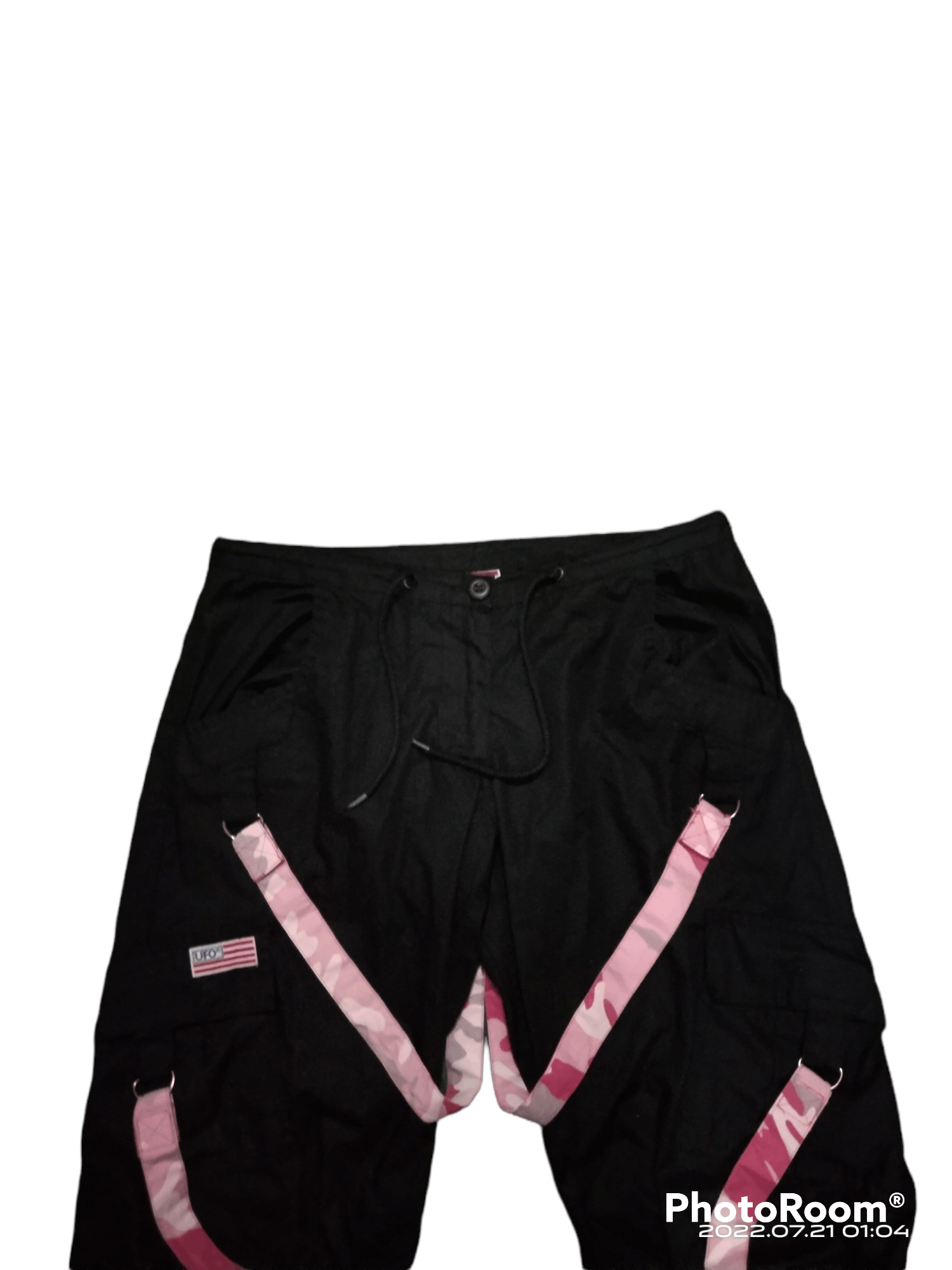 Japanese Brand BONDAGE PARACHUTE UFO CARGO PANTS Size US 29 - 3 Thumbnail