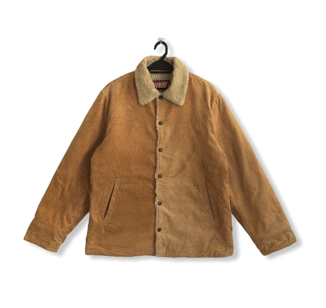 VINTAGE SUGAR CANE CORDUROY SHERPA FLEECE LINING JACKET
