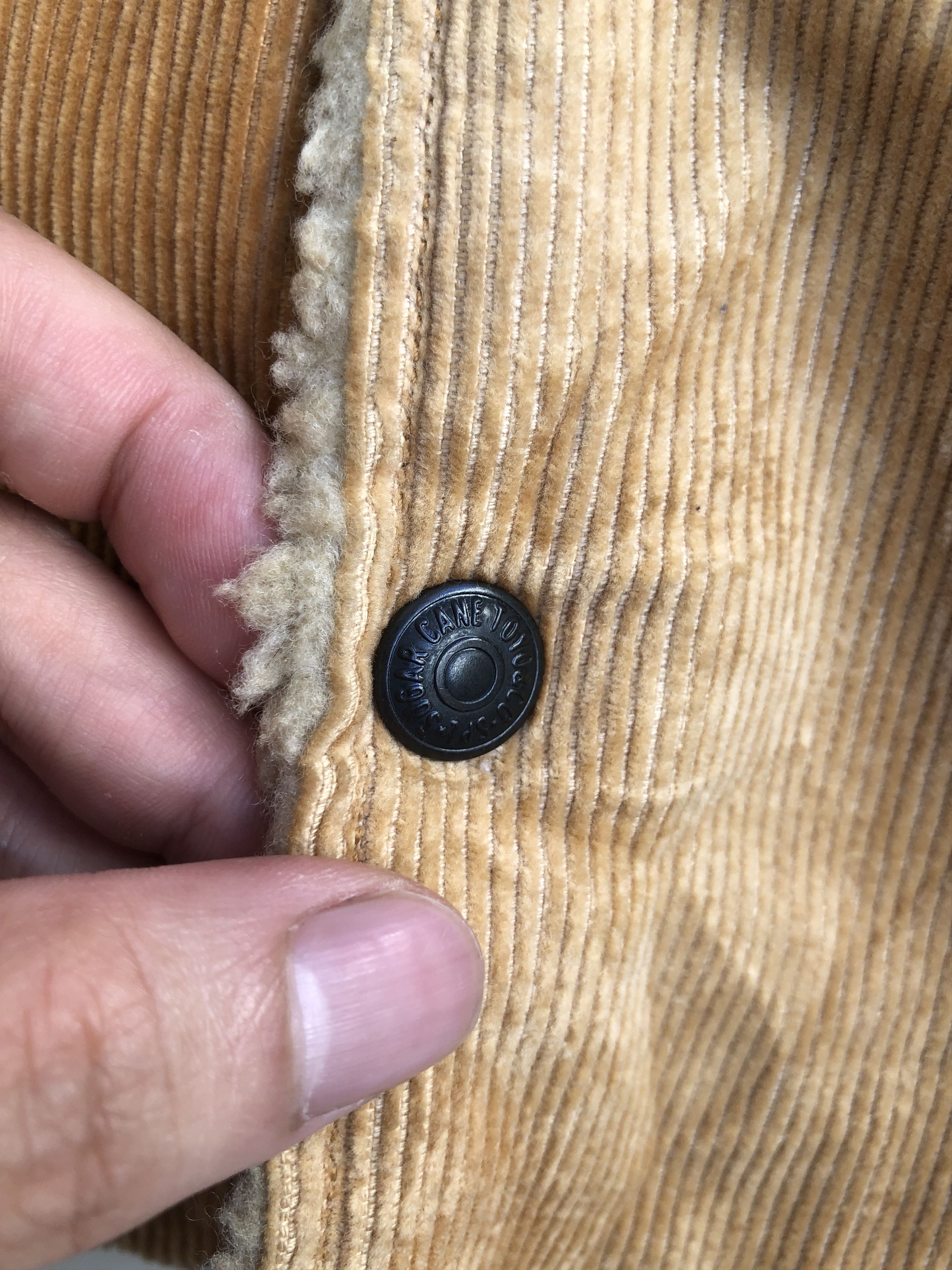 Sugar Cane × Vintage VINTAGE SUGAR CANE CORDUROY SHERPA FLEECE LINING JACKET Size US M / EU 48-50 / 2 - 6 Thumbnail