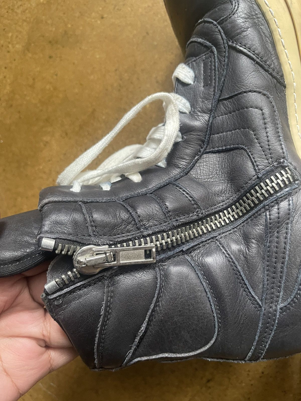 Rick Owens Rick Owens Dunks Black 44 (11) Size US 11 / EU 44 - 6 Thumbnail