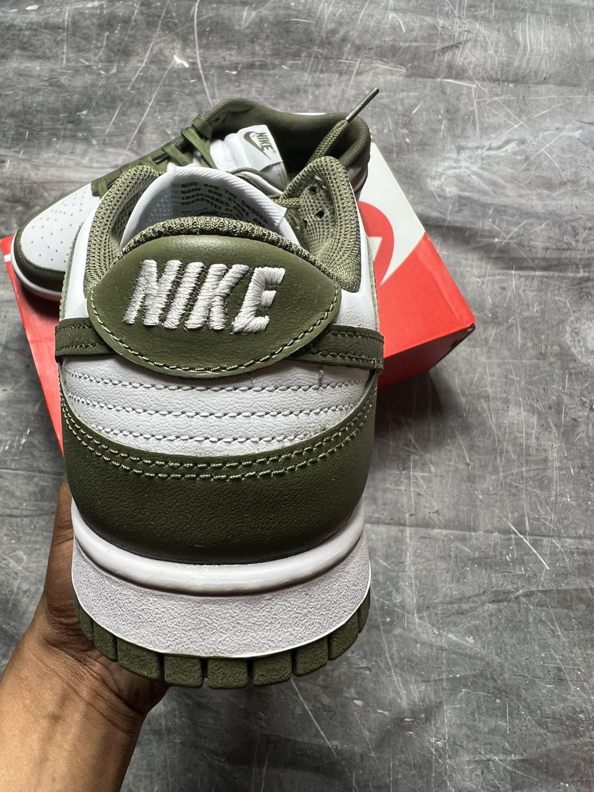 Nike Nike Dunk Low Retro “Olive” W Size US 10 / IT 40 - 4 Thumbnail