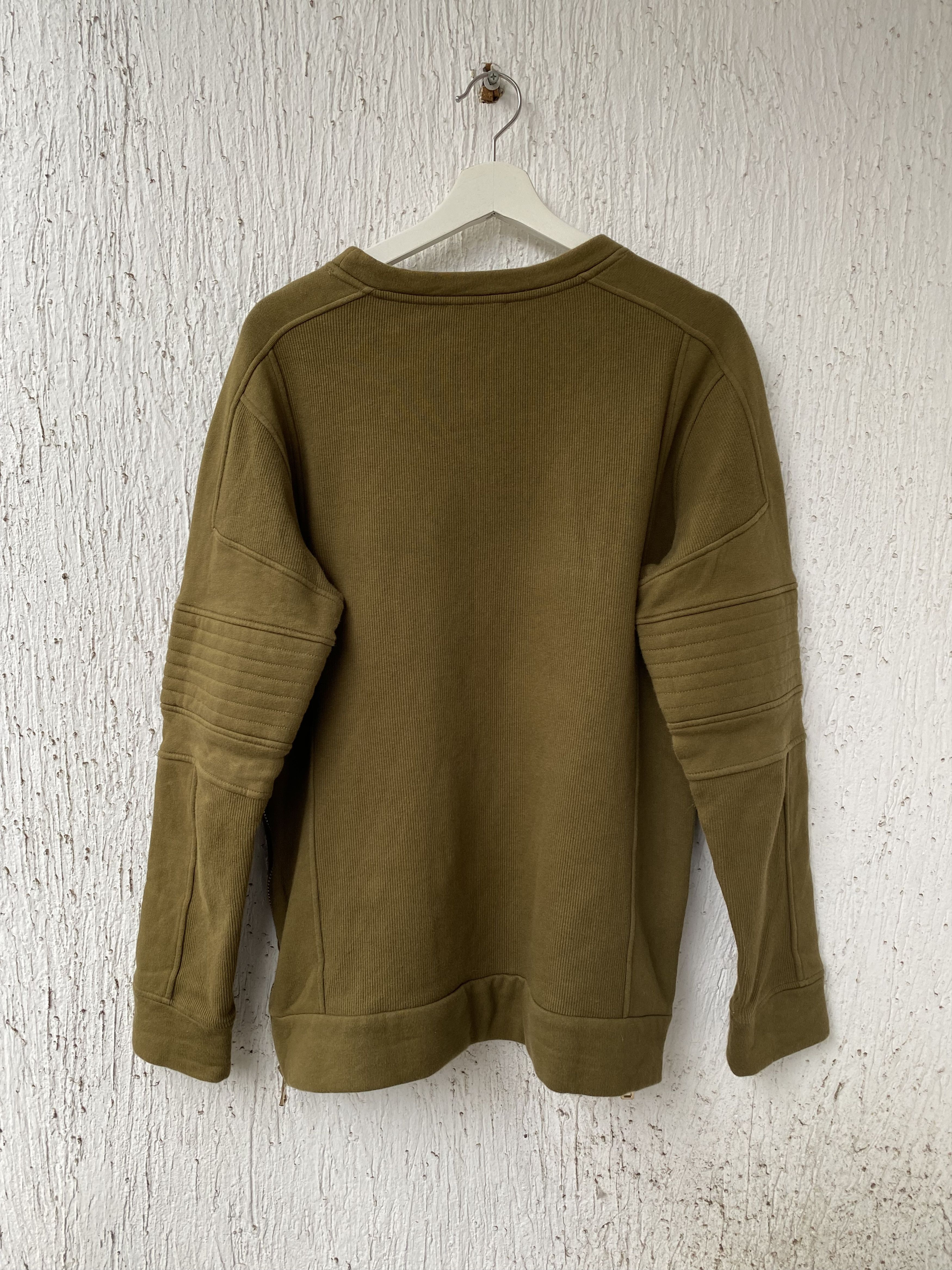 Balmain side zip biker sweatshirt Size US L / EU 52-54 / 3 - 8 Thumbnail