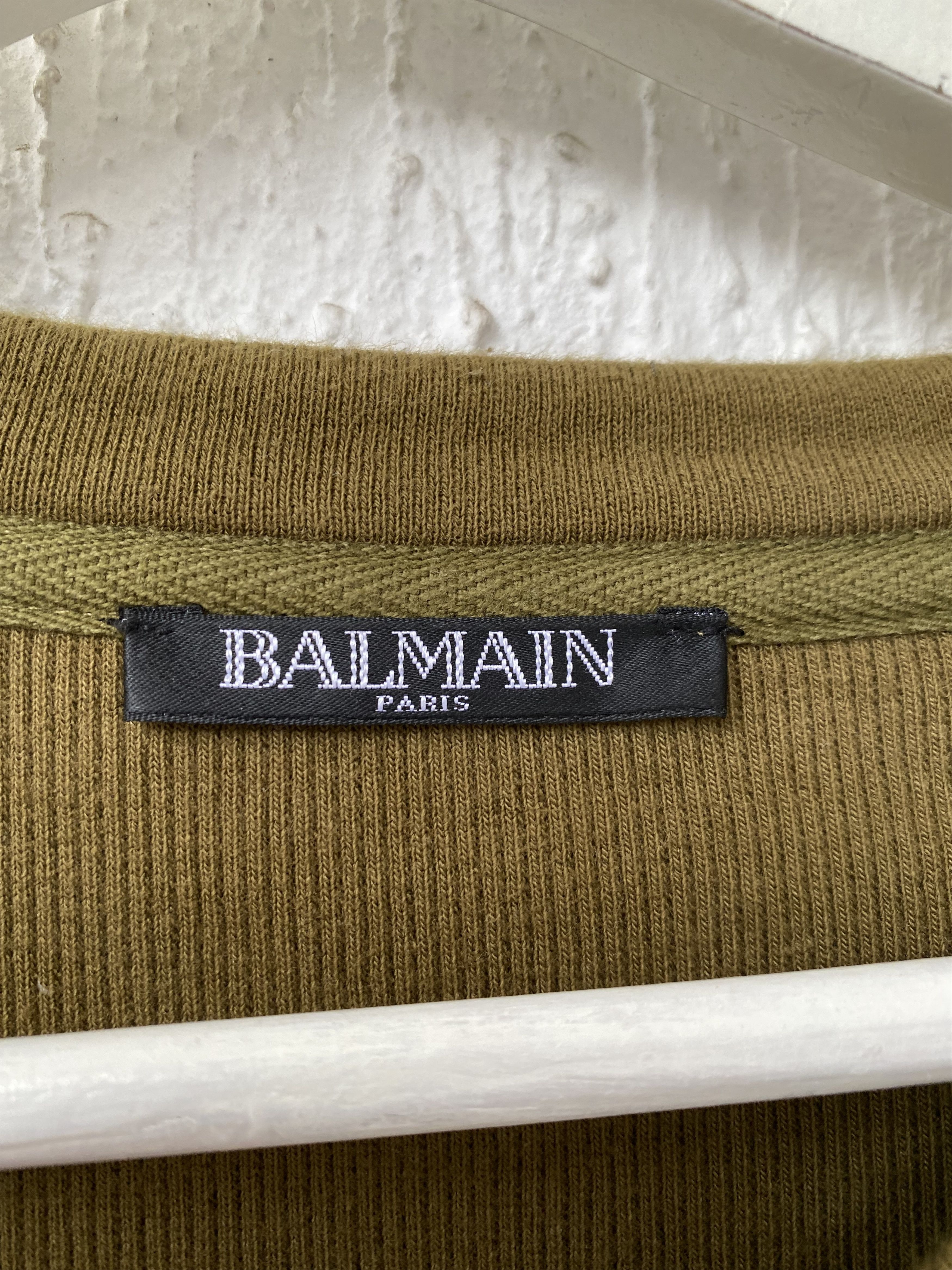 Balmain side zip biker sweatshirt Size US L / EU 52-54 / 3 - 3 Thumbnail